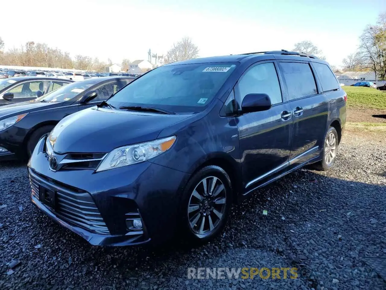1 Photograph of a damaged car 5TDDZ3DC2KS218339 TOYOTA SIENNA 2019