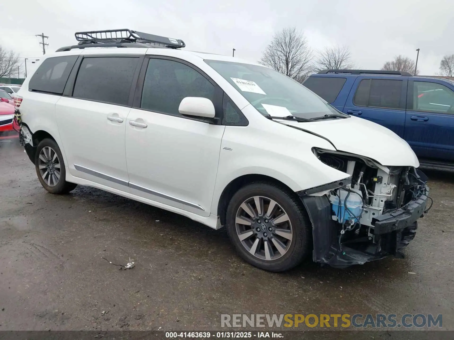 1 Photograph of a damaged car 5TDDZ3DC8KS215123 TOYOTA SIENNA 2019