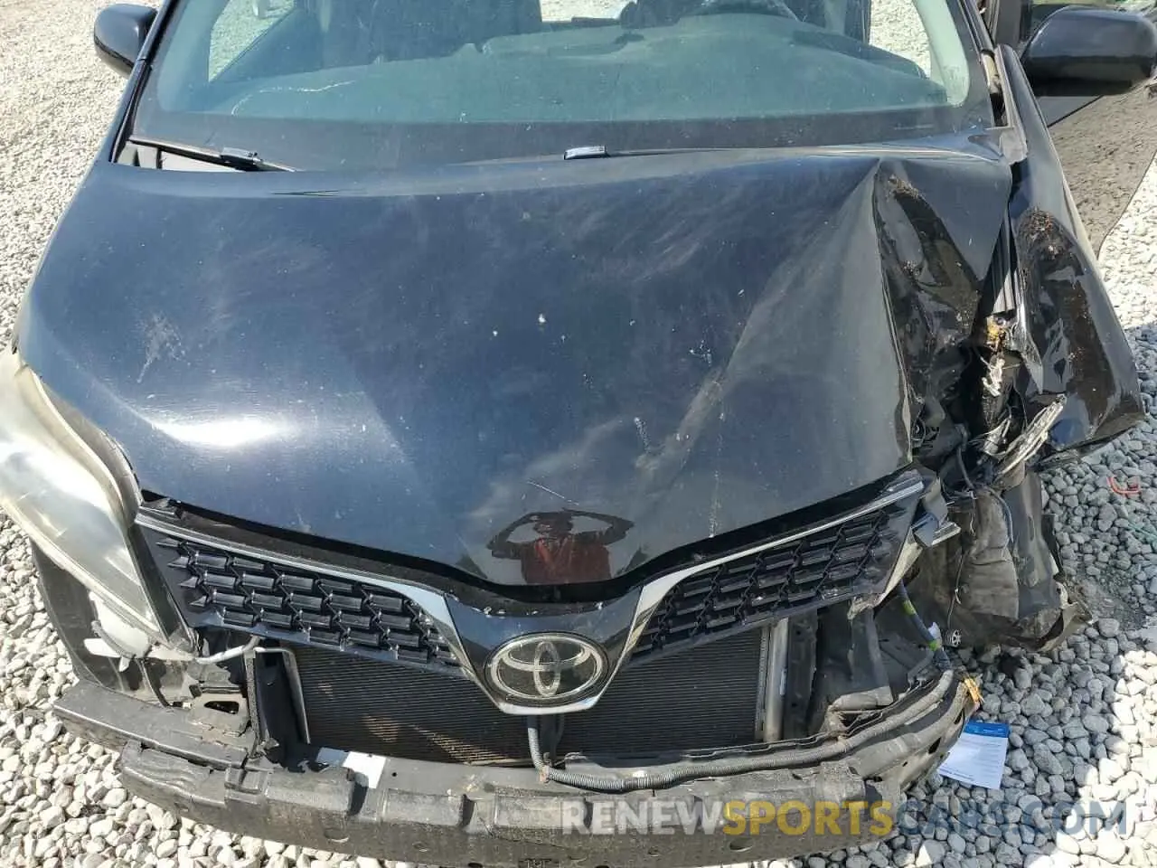 12 Photograph of a damaged car 5TDEZ3DC2KS221004 TOYOTA SIENNA 2019