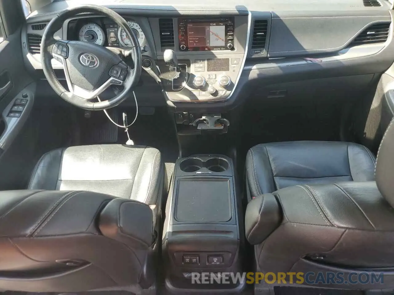8 Photograph of a damaged car 5TDEZ3DC4KS215396 TOYOTA SIENNA 2019