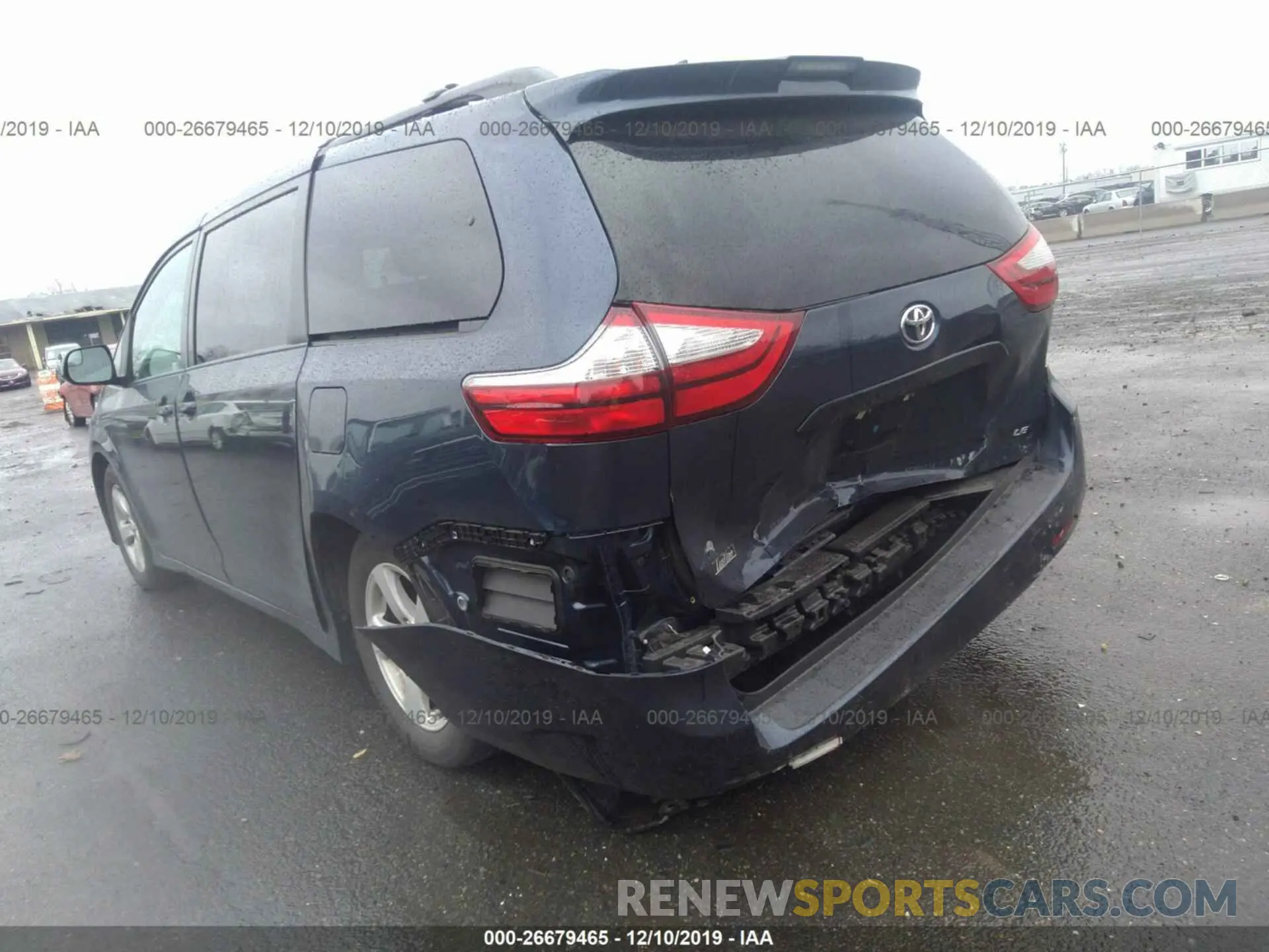 6 Photograph of a damaged car 5TDKZ3DC9KS974886 TOYOTA SIENNA 2019