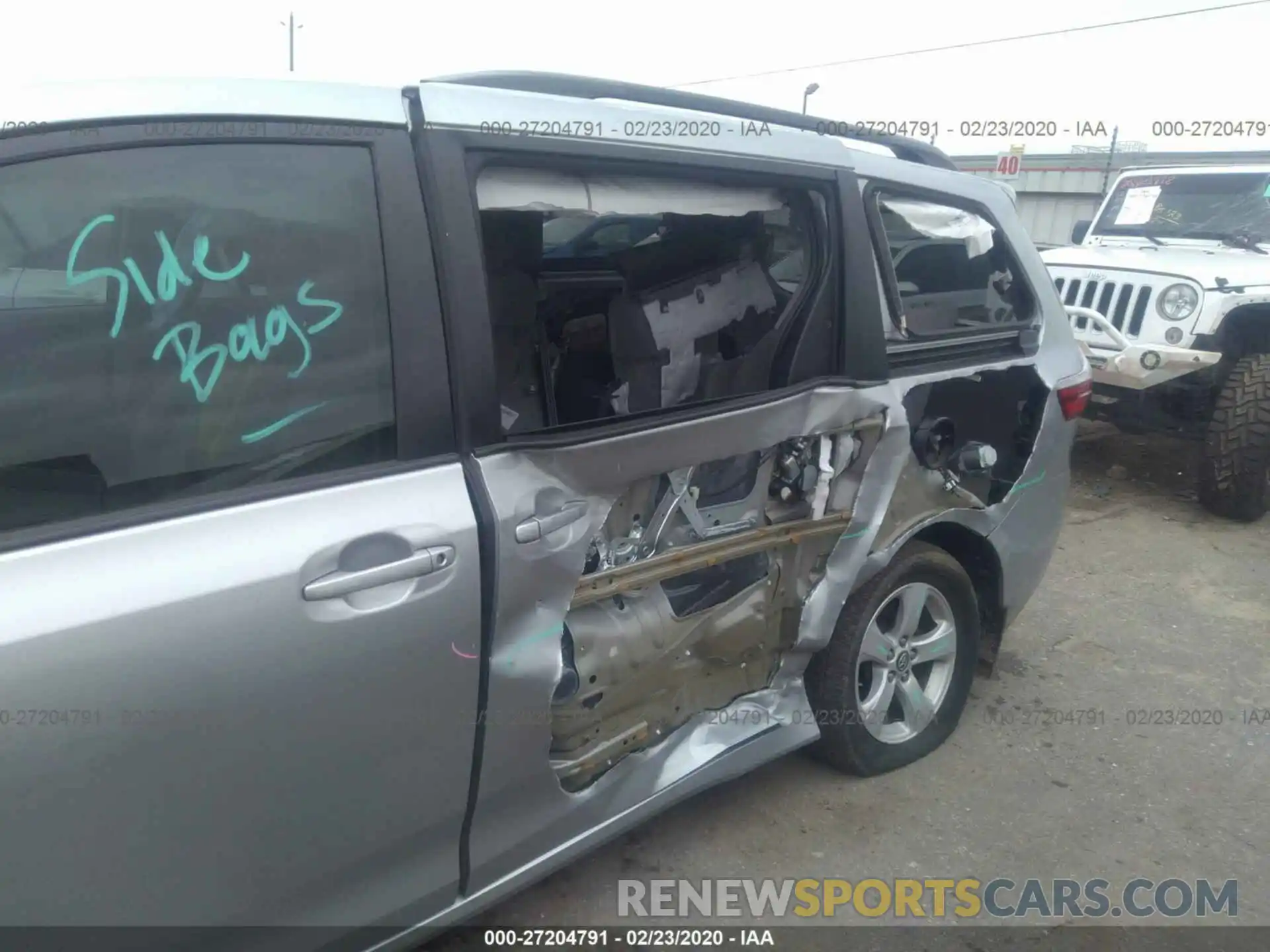 6 Photograph of a damaged car 5TDKZ3DC9KS977304 TOYOTA SIENNA 2019