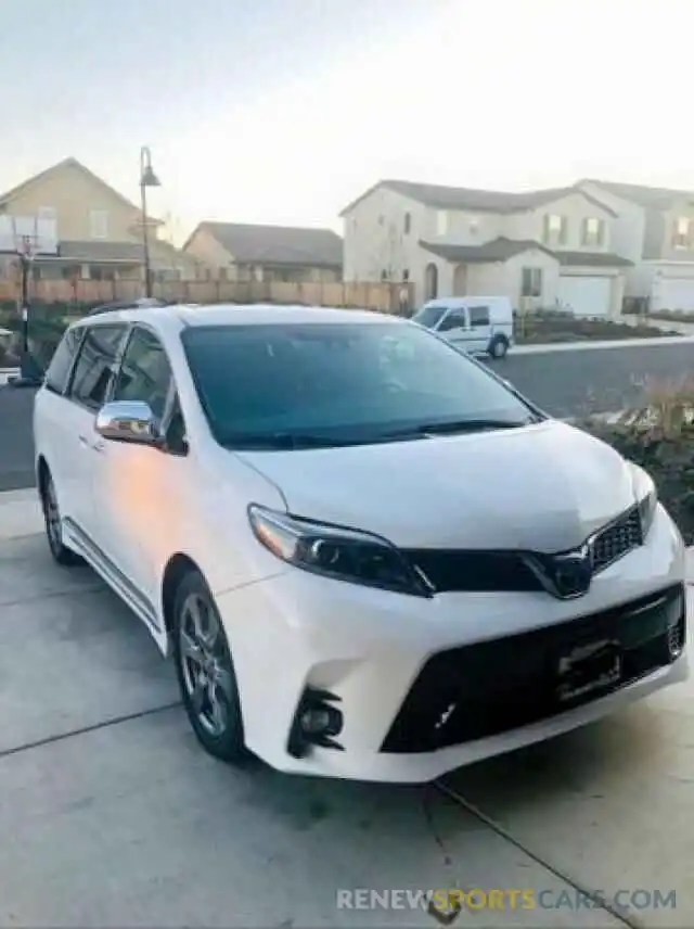 1 Photograph of a damaged car 5TDXZ3DC0KS979724 TOYOTA SIENNA 2019