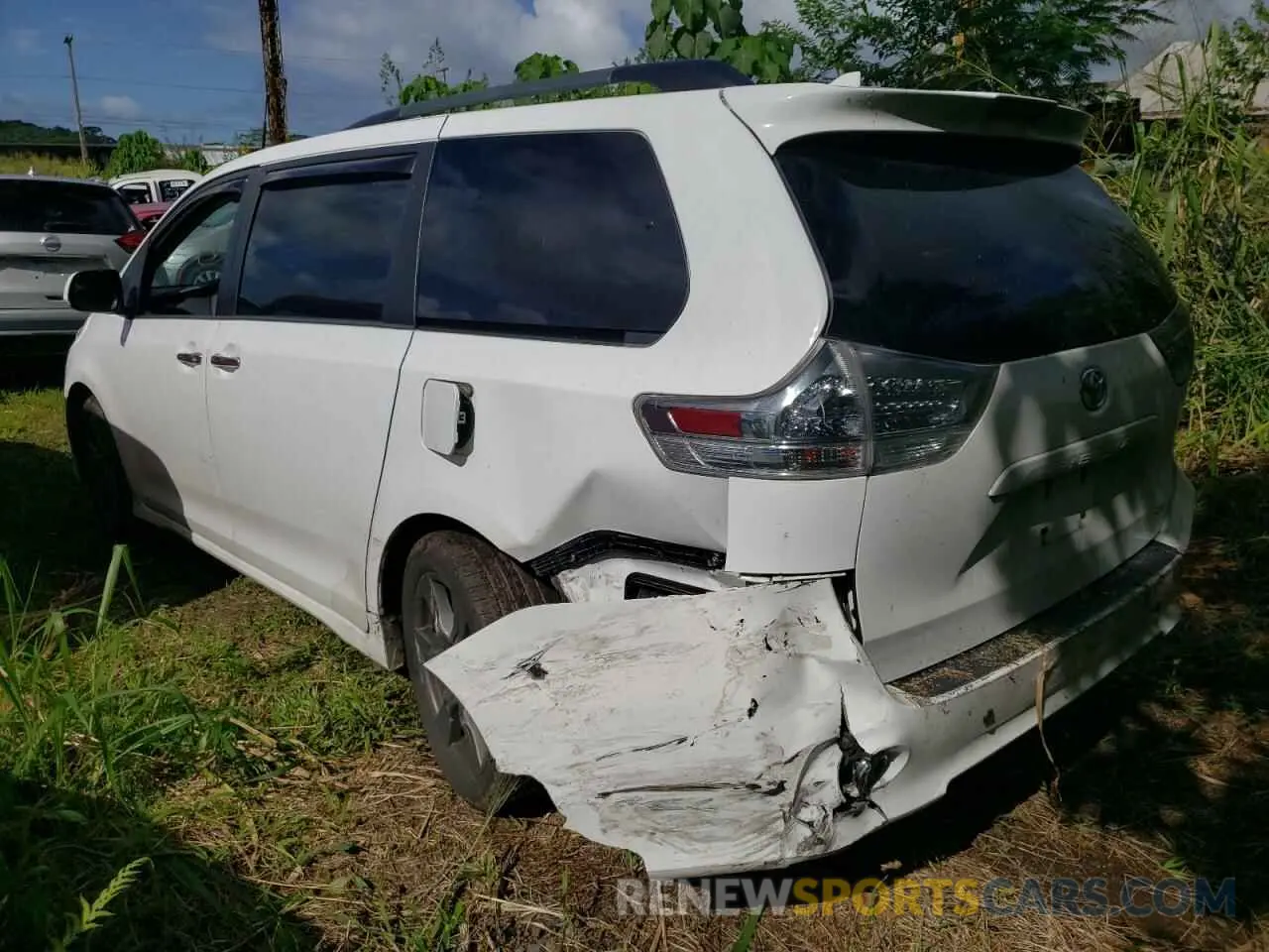 2 Photograph of a damaged car 5TDXZ3DCXKS020380 TOYOTA SIENNA 2019