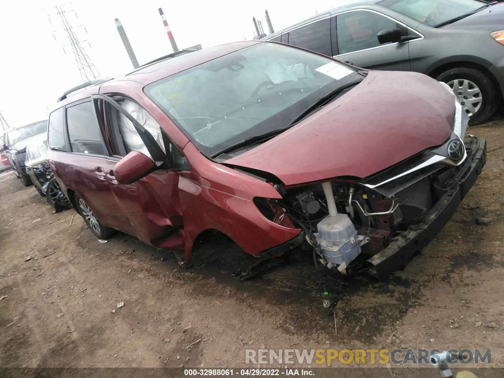 1 Photograph of a damaged car 5TDYZ3DC9KS001291 TOYOTA SIENNA 2019