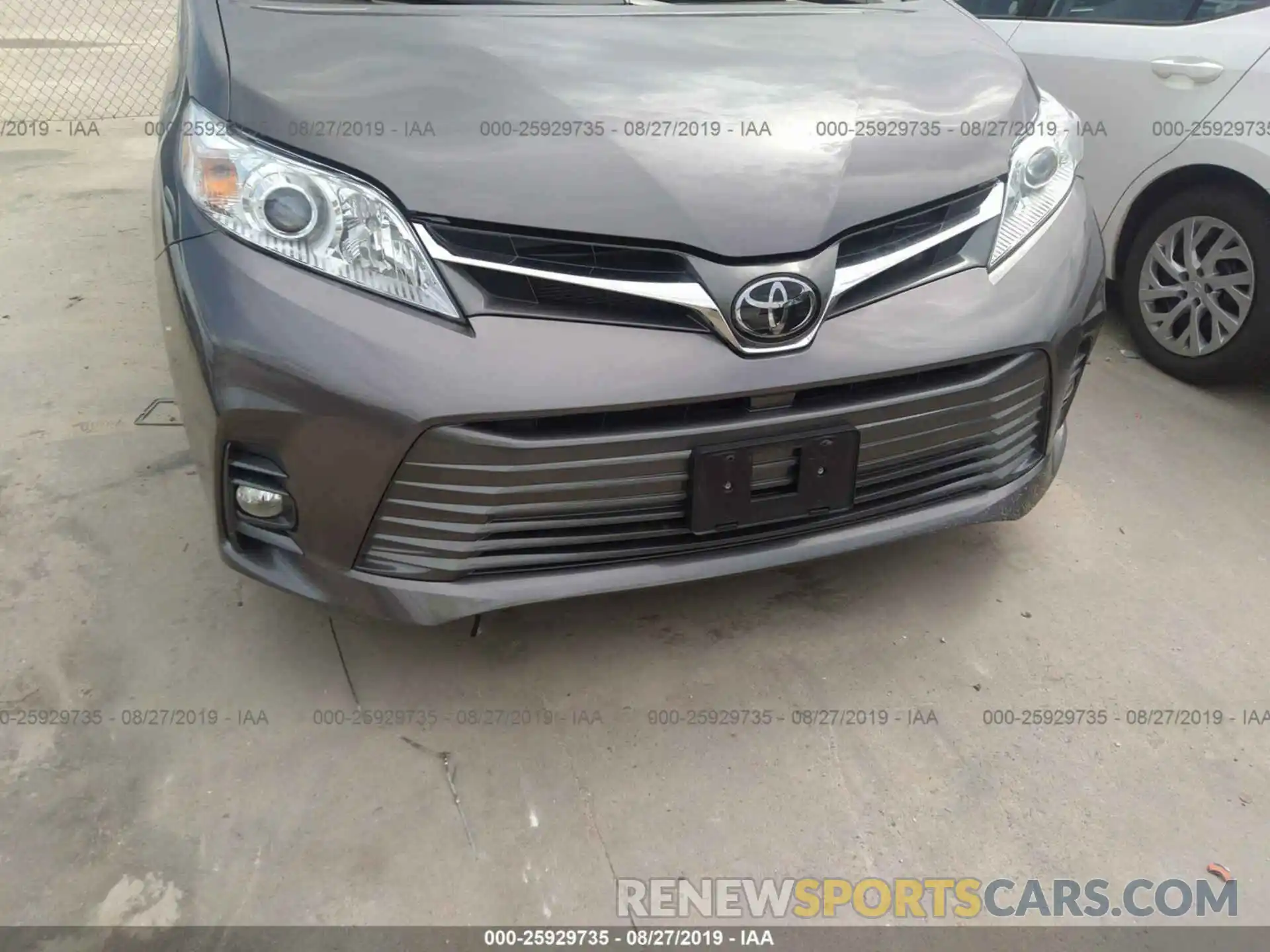 6 Photograph of a damaged car 5TDYZ3DCXKS013367 TOYOTA SIENNA 2019