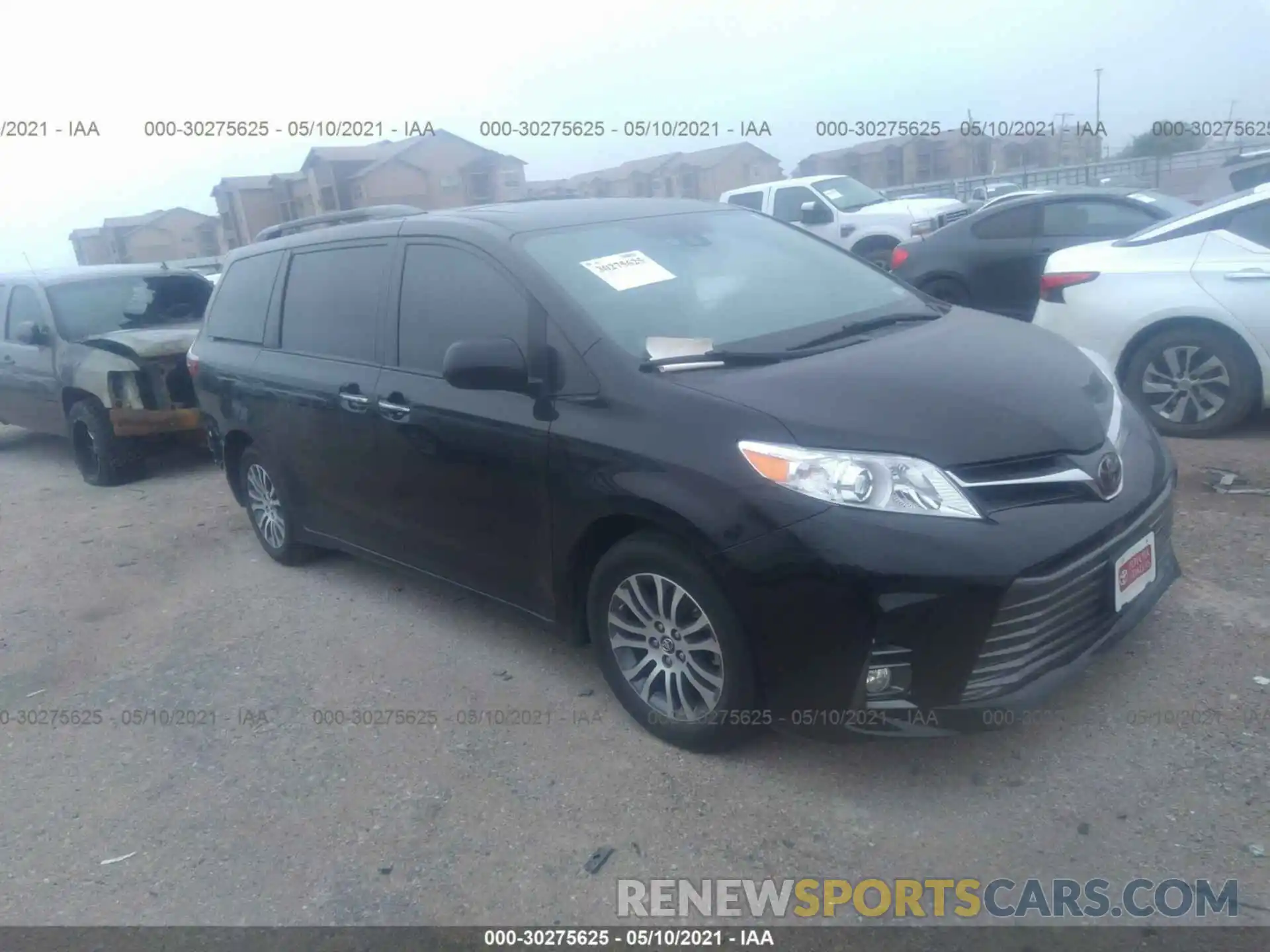 1 Photograph of a damaged car 5TDYZ3DCXKS967973 TOYOTA SIENNA 2019