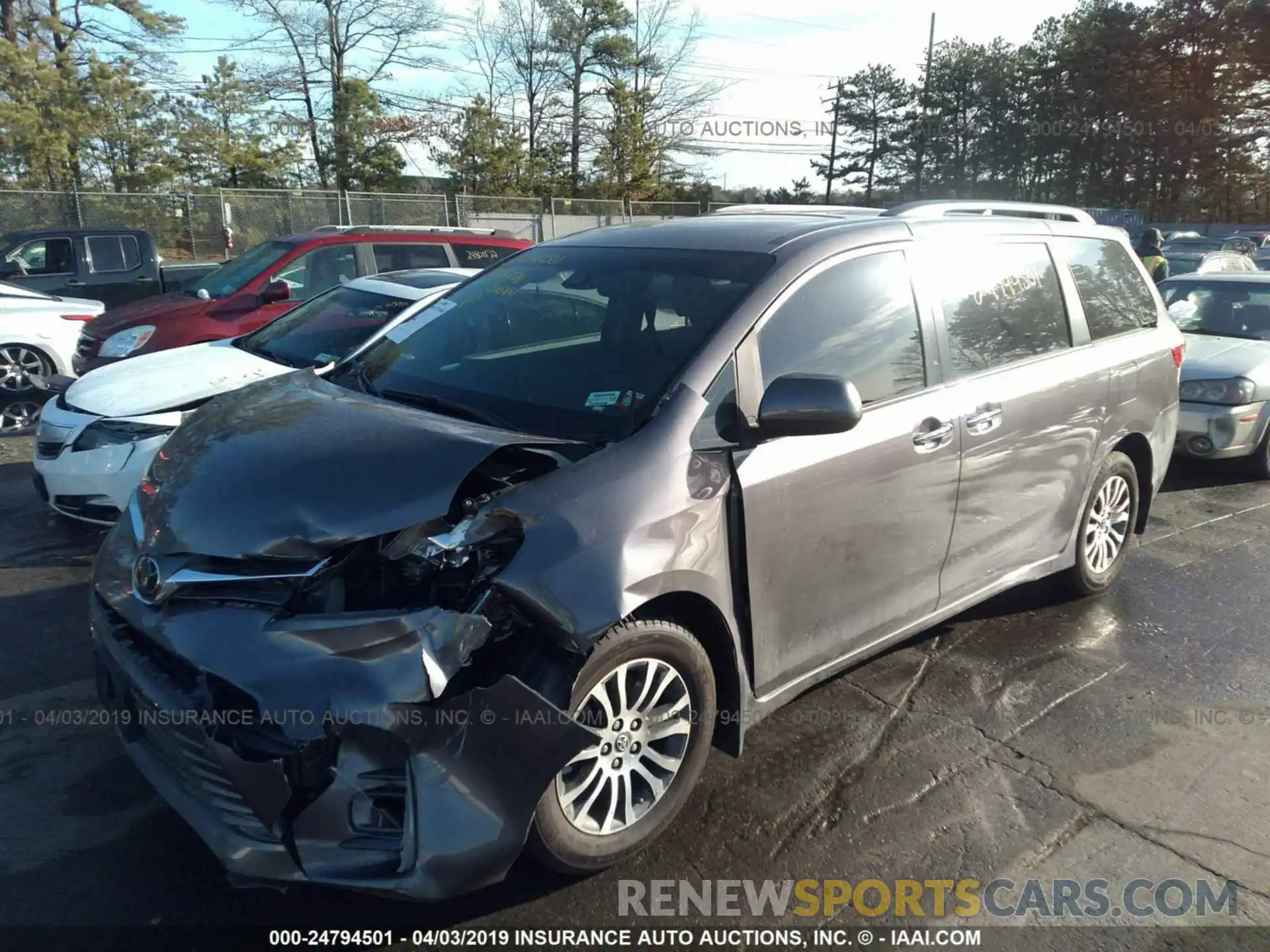 2 Photograph of a damaged car 5TDYZ3DCXKS990654 TOYOTA SIENNA 2019