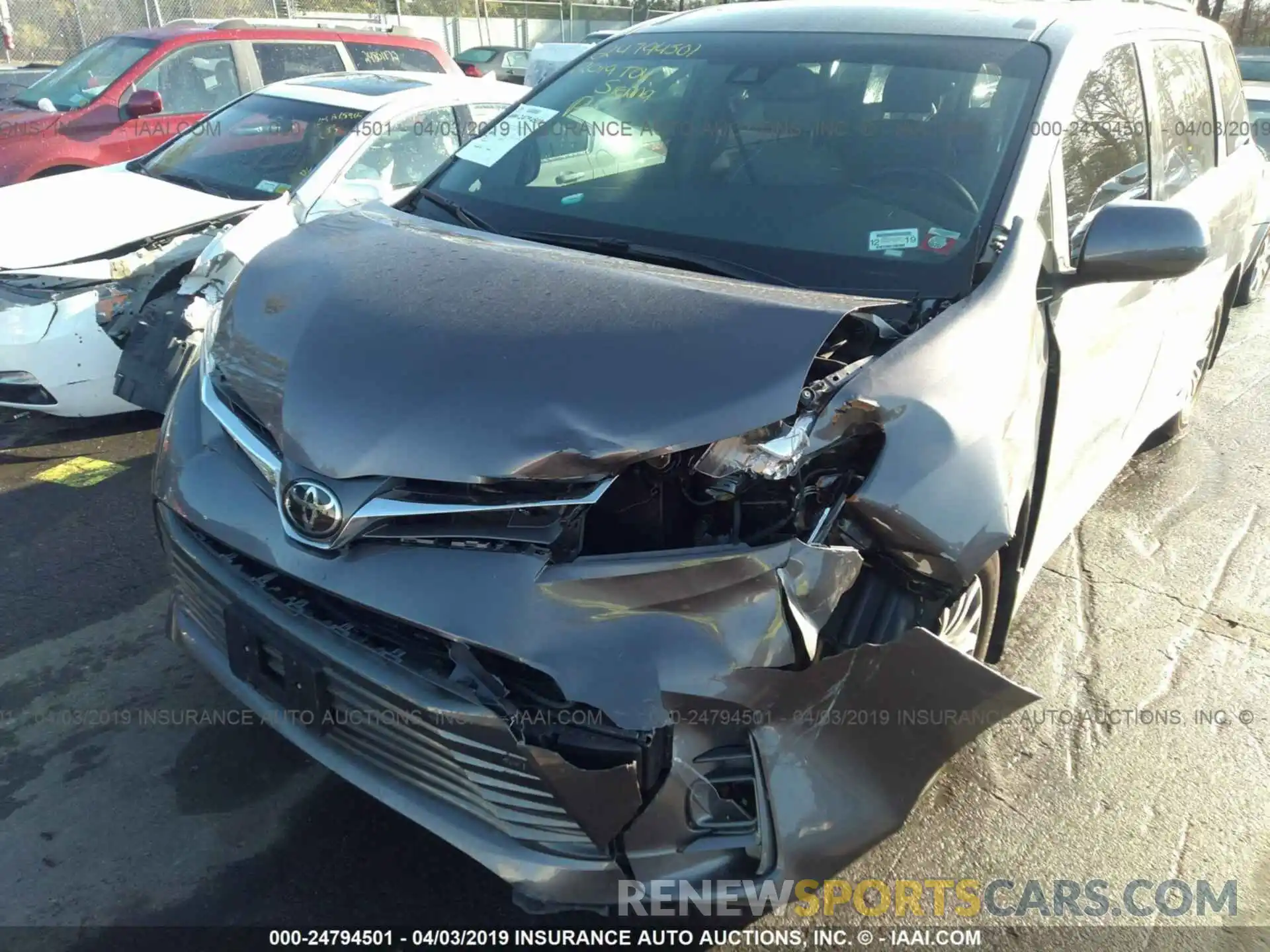 6 Photograph of a damaged car 5TDYZ3DCXKS990654 TOYOTA SIENNA 2019