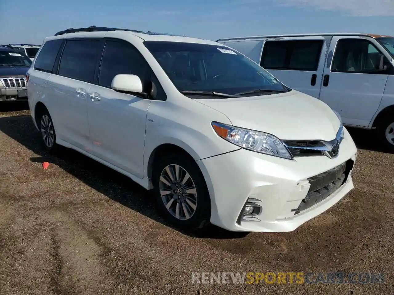 1 Photograph of a damaged car 5TDDZ3DCXLS250618 TOYOTA SIENNA 2020