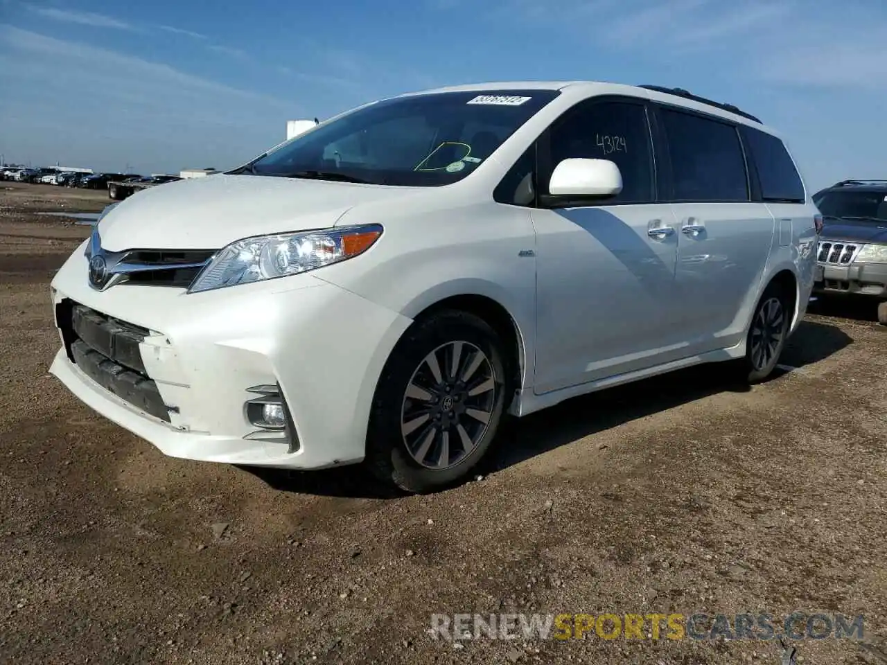 2 Photograph of a damaged car 5TDDZ3DCXLS250618 TOYOTA SIENNA 2020