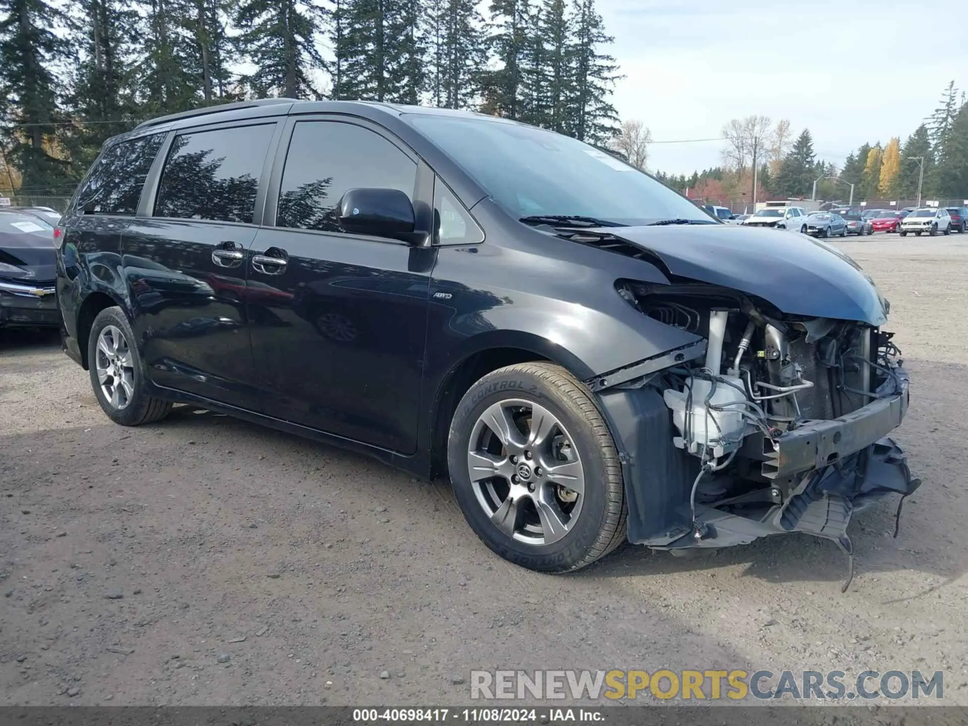 1 Photograph of a damaged car 5TDEZ3DC2LS251377 TOYOTA SIENNA 2020