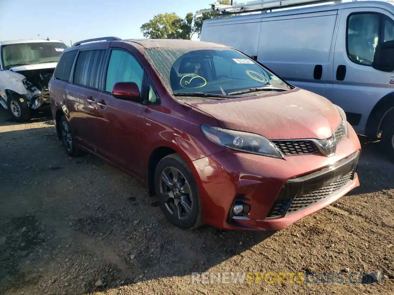 1 Photograph of a damaged car 5TDEZ3DC5LS238574 TOYOTA SIENNA 2020