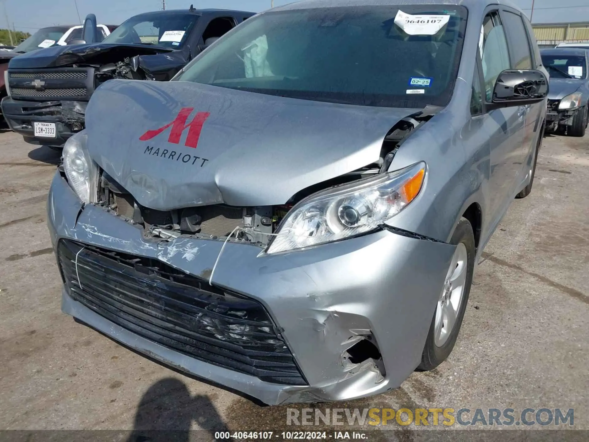 6 Photograph of a damaged car 5TDKZ3DC9LS024142 TOYOTA SIENNA 2020