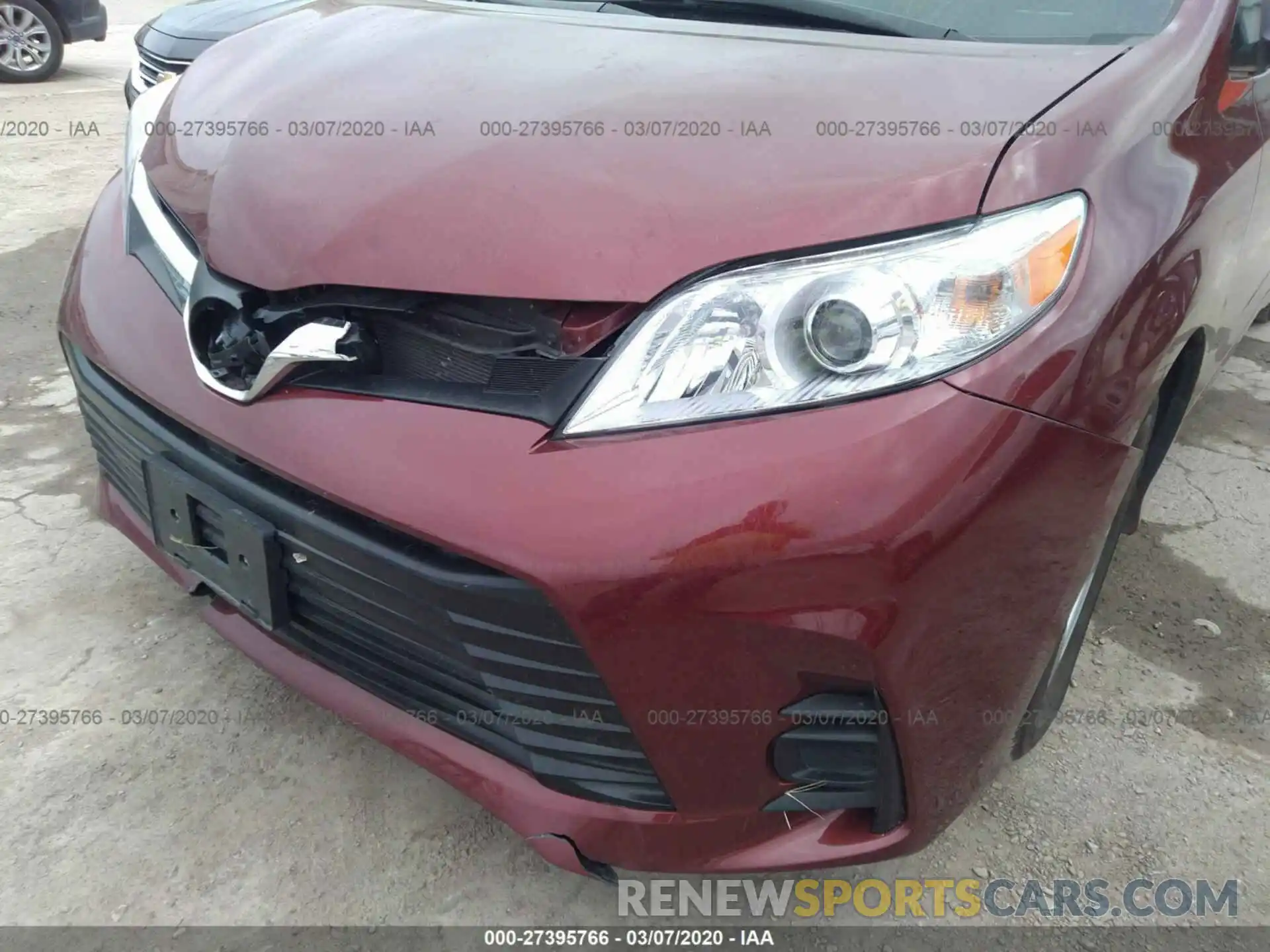 6 Photograph of a damaged car 5TDKZ3DCXLS038633 TOYOTA SIENNA 2020