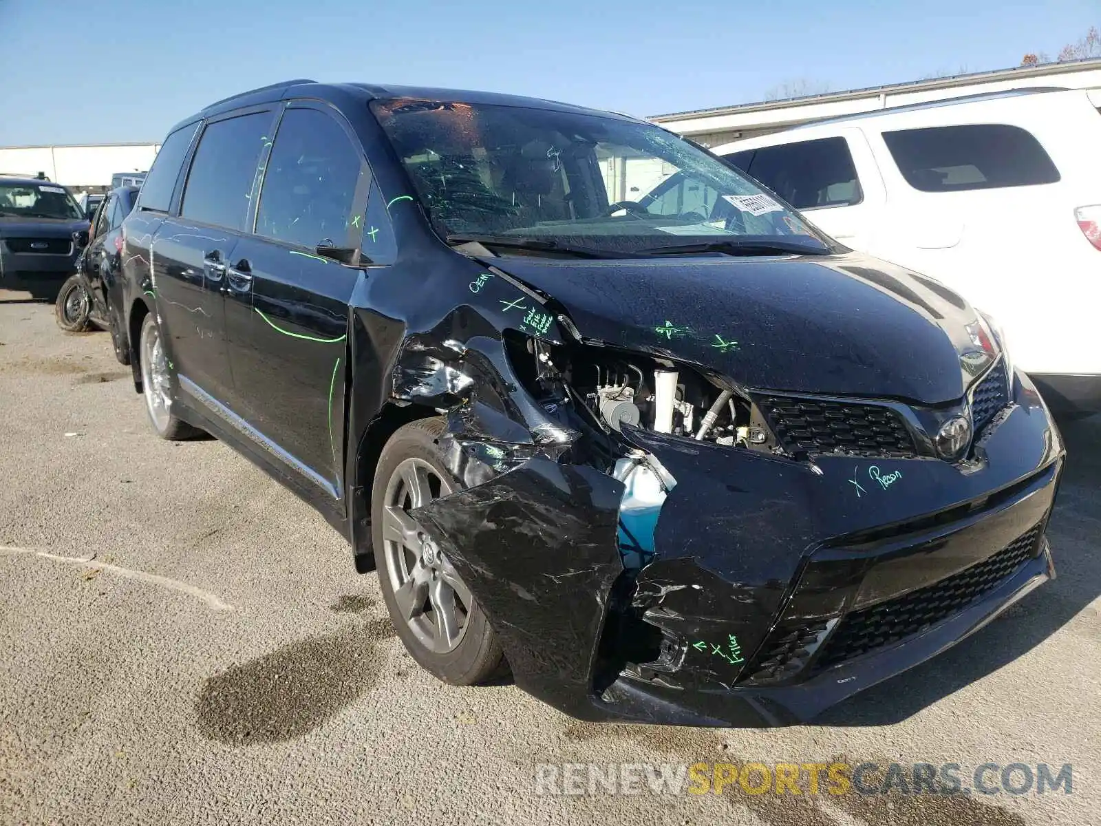 1 Photograph of a damaged car 5TDXZ3DC5LS023835 TOYOTA SIENNA 2020