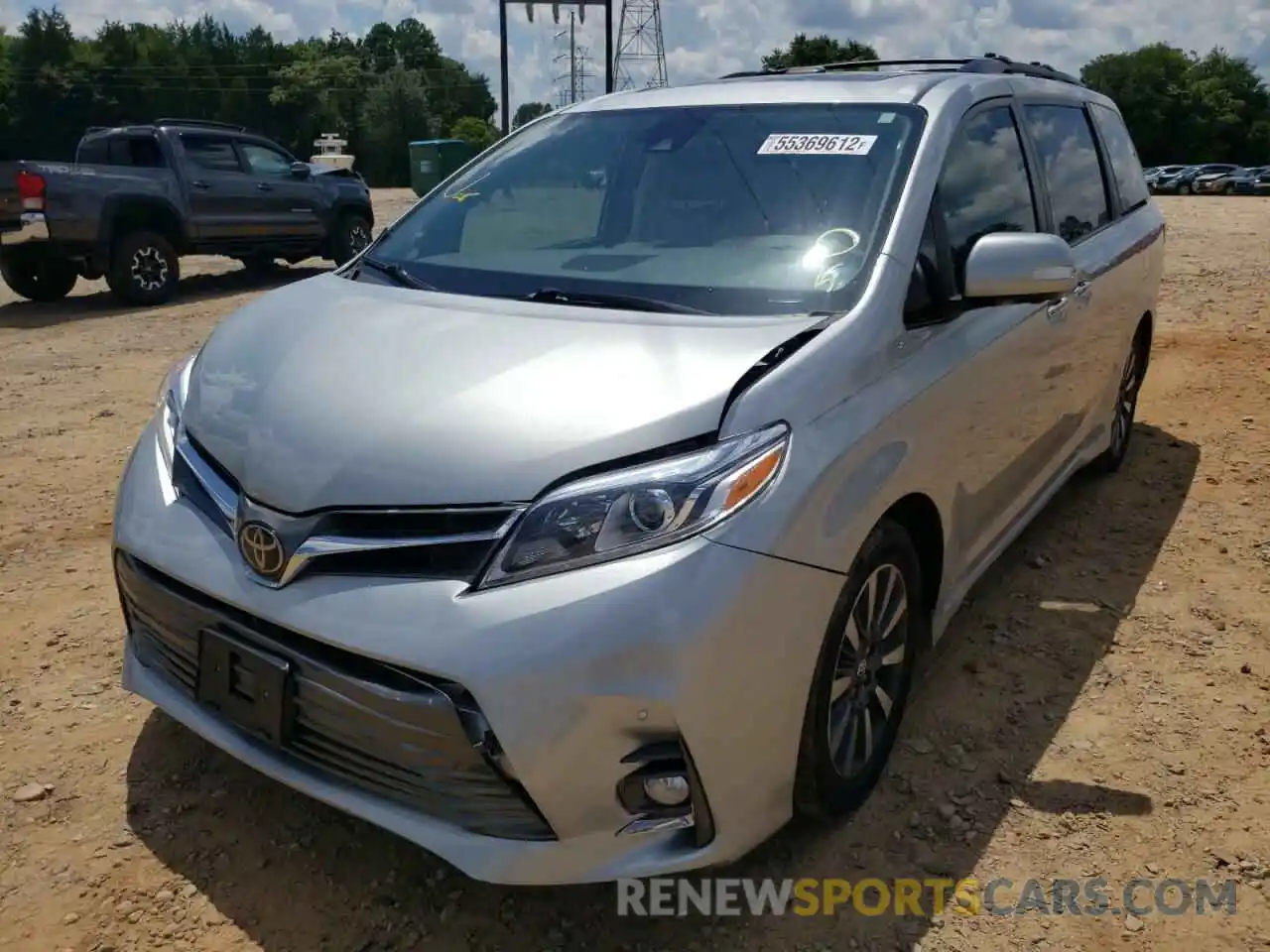 2 Photograph of a damaged car 5TDYZ3DC5LS052045 TOYOTA SIENNA 2020