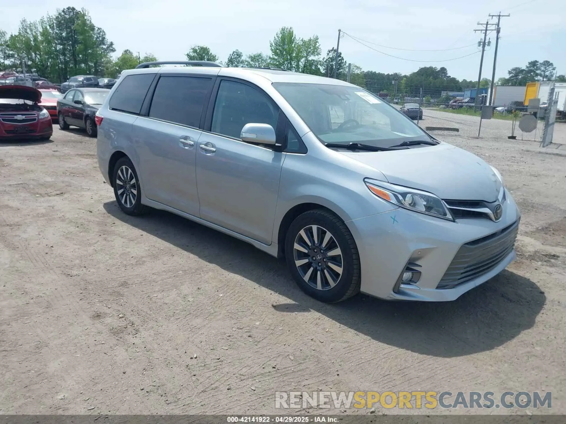 1 Photograph of a damaged car 5TDYZ3DC8LS029598 TOYOTA SIENNA 2020