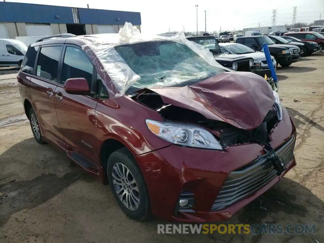 1 Photograph of a damaged car 5TDYZ3DCXLS068290 TOYOTA SIENNA 2020