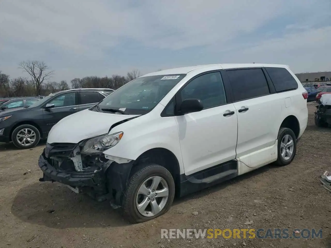 1 Photograph of a damaged car 5TDZZ3DC3LS083847 TOYOTA SIENNA 2020
