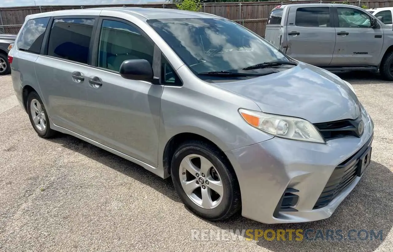 1 Photograph of a damaged car 5TDZZ3DC5LS030793 TOYOTA SIENNA 2020
