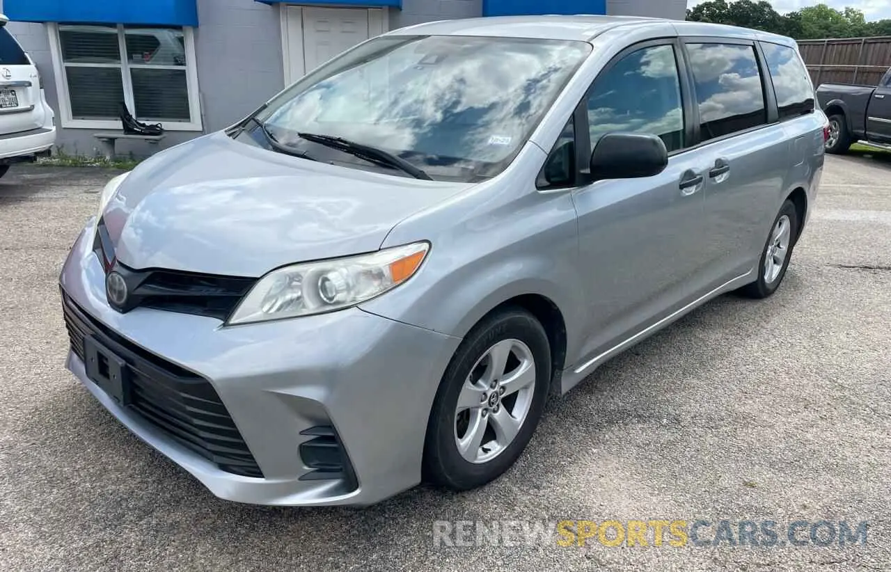 2 Photograph of a damaged car 5TDZZ3DC5LS030793 TOYOTA SIENNA 2020