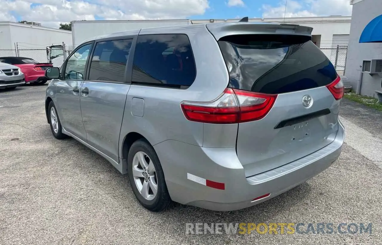 3 Photograph of a damaged car 5TDZZ3DC5LS030793 TOYOTA SIENNA 2020
