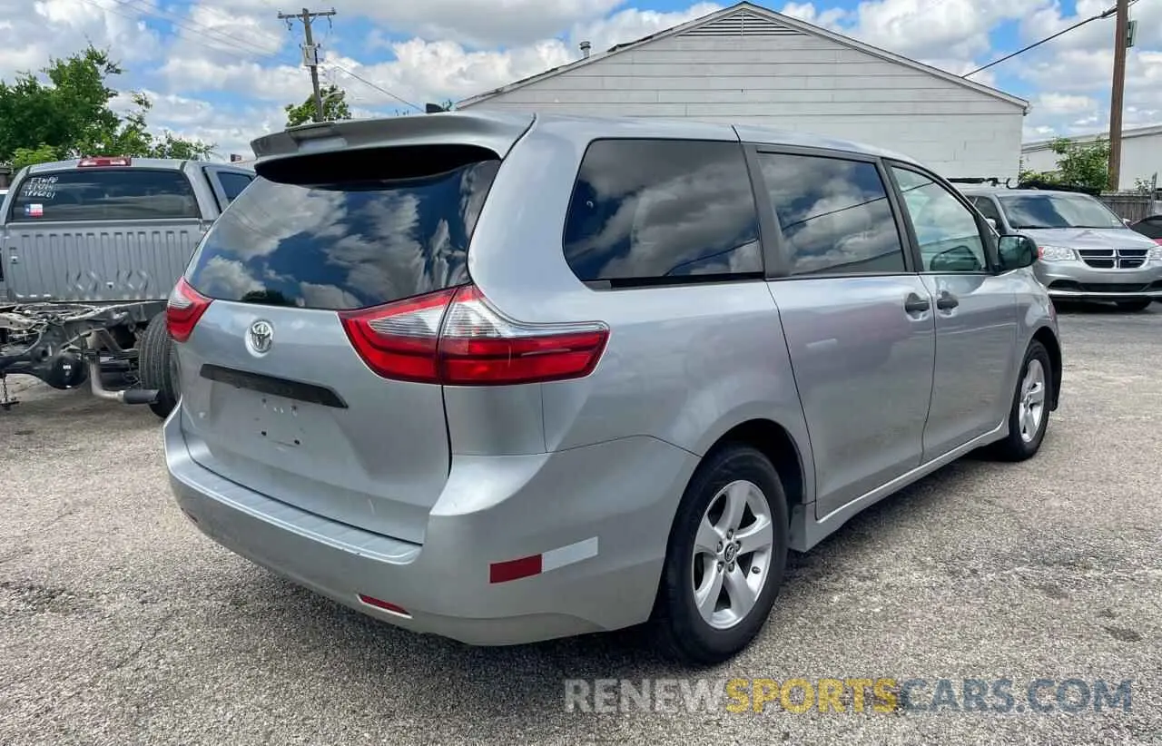 4 Photograph of a damaged car 5TDZZ3DC5LS030793 TOYOTA SIENNA 2020