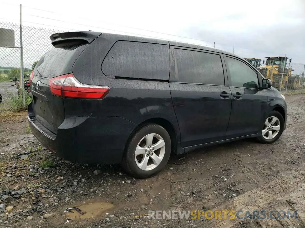 3 Photograph of a damaged car 5TDZZ3DC6LS080599 TOYOTA SIENNA 2020