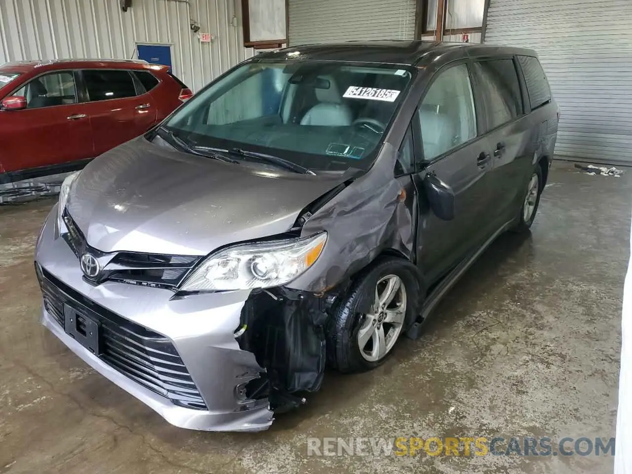 1 Photograph of a damaged car 5TDZZ3DC6LS082787 TOYOTA SIENNA 2020