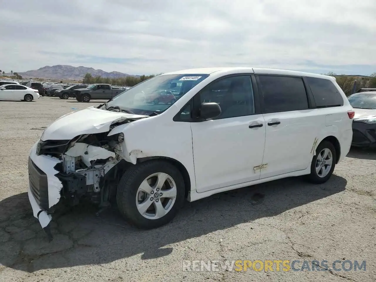 1 Photograph of a damaged car 5TDZZ3DC7LS029435 TOYOTA SIENNA 2020