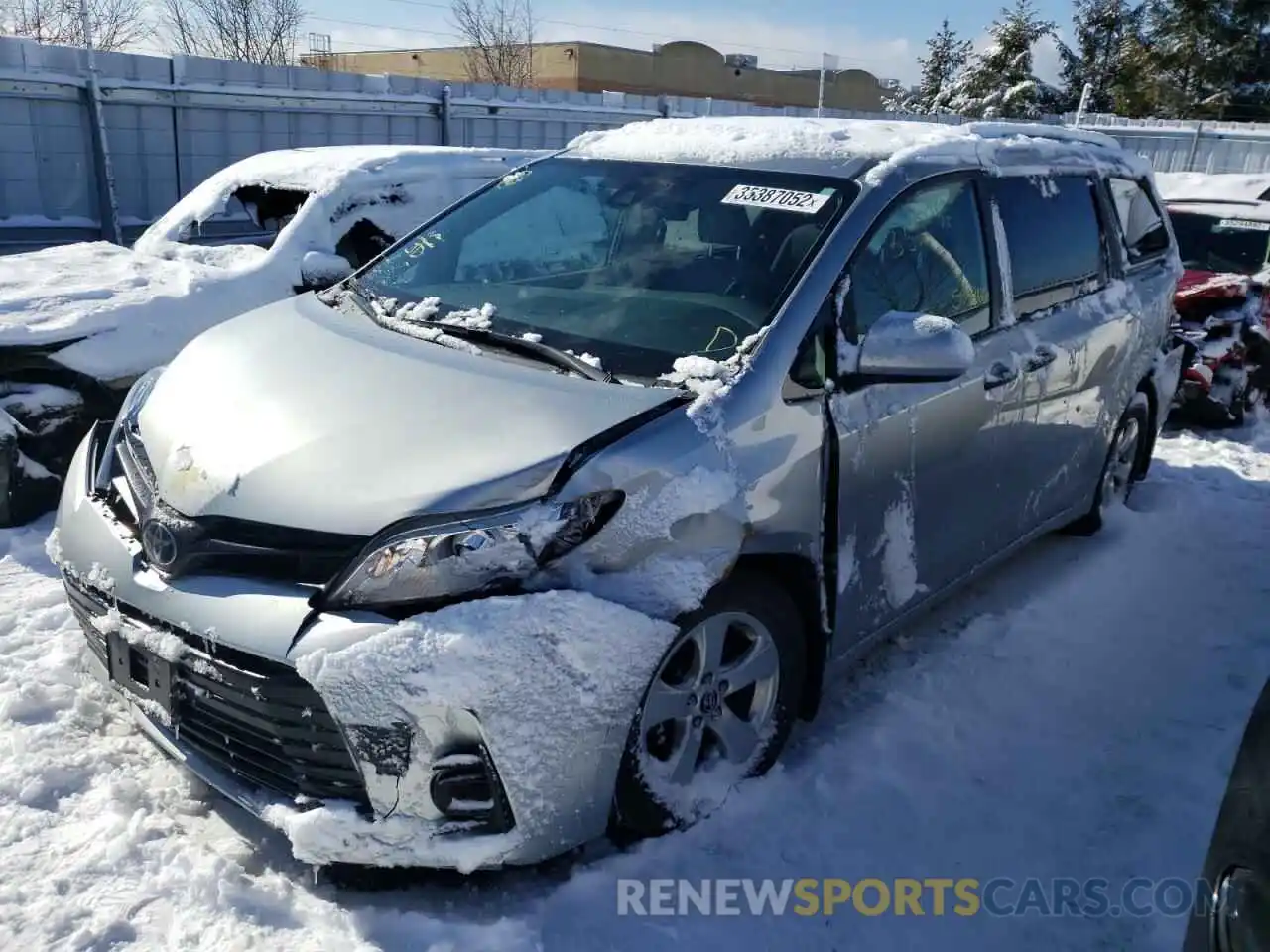 2 Photograph of a damaged car 5TDZZ3DCXLS029686 TOYOTA SIENNA 2020