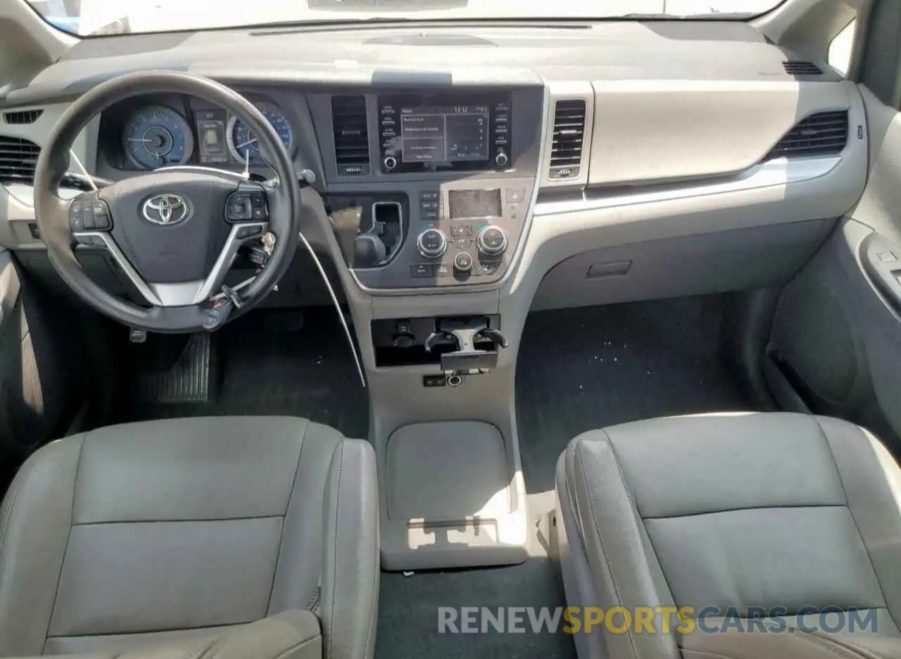 8 Photograph of a damaged car 5TDZZ3DCXLS034791 TOYOTA SIENNA 2020
