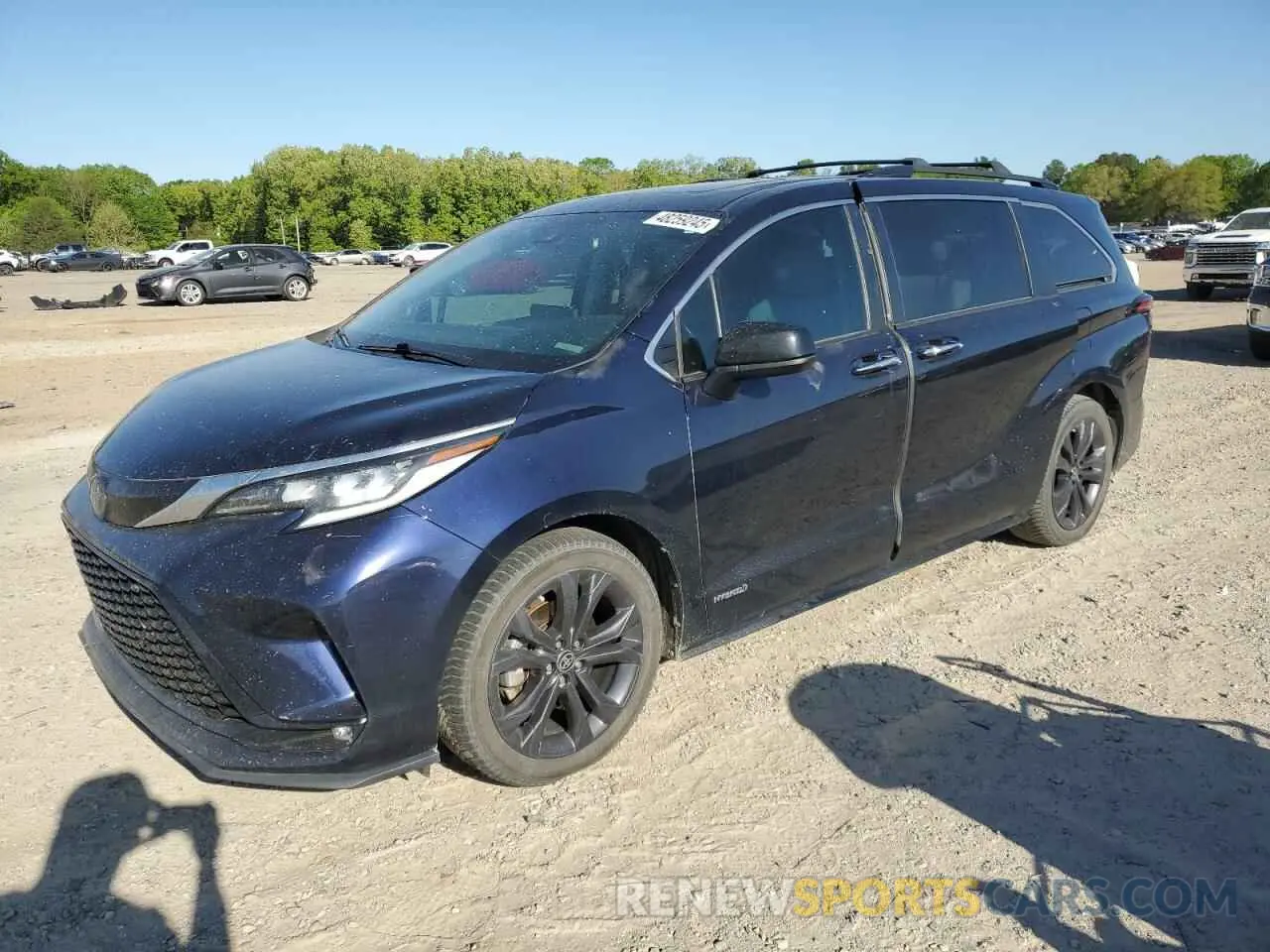 1 Photograph of a damaged car 5TDDRKEC0MS020631 TOYOTA SIENNA 2021