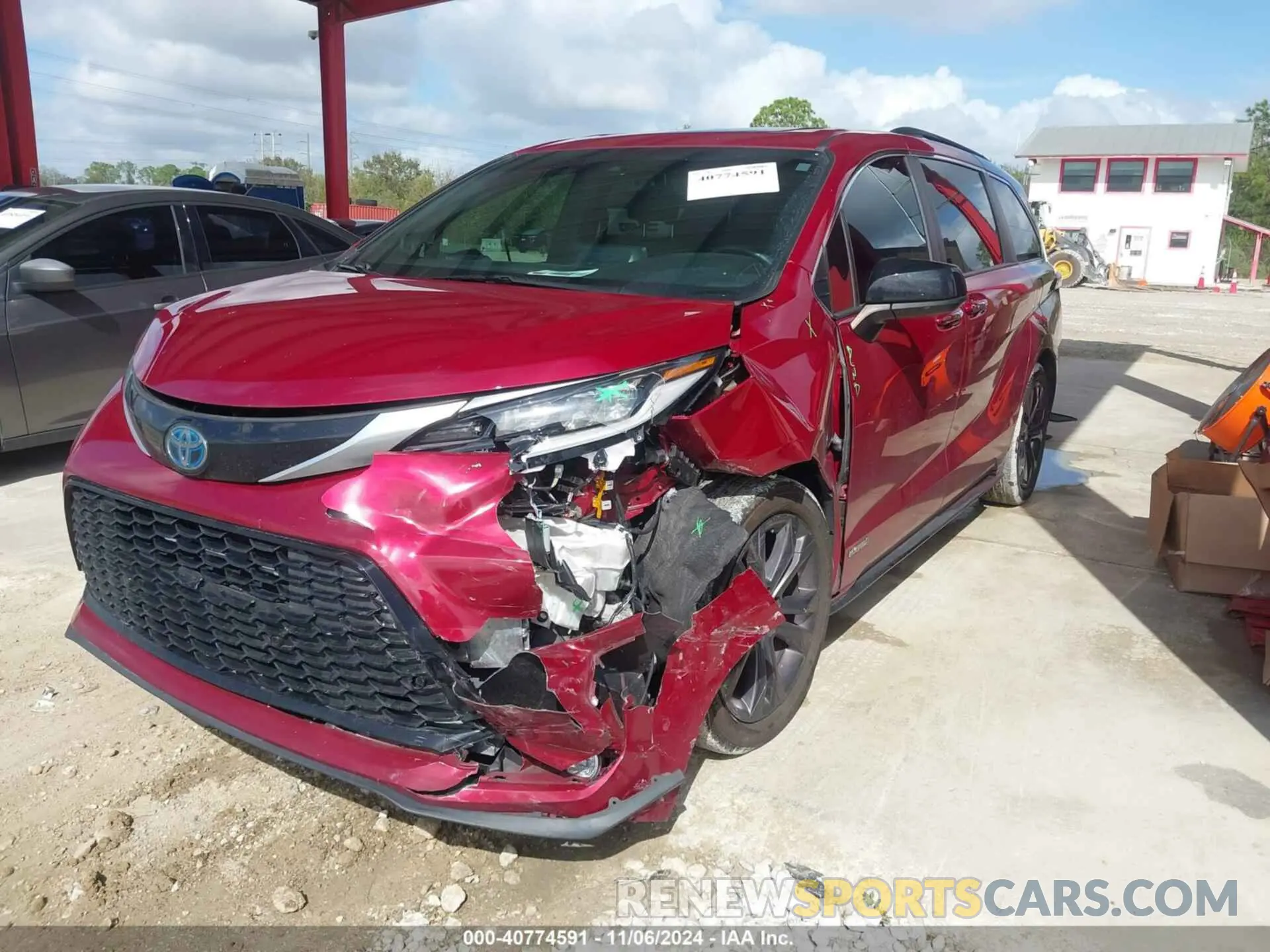2 Photograph of a damaged car 5TDDRKEC0MS043195 TOYOTA SIENNA 2021
