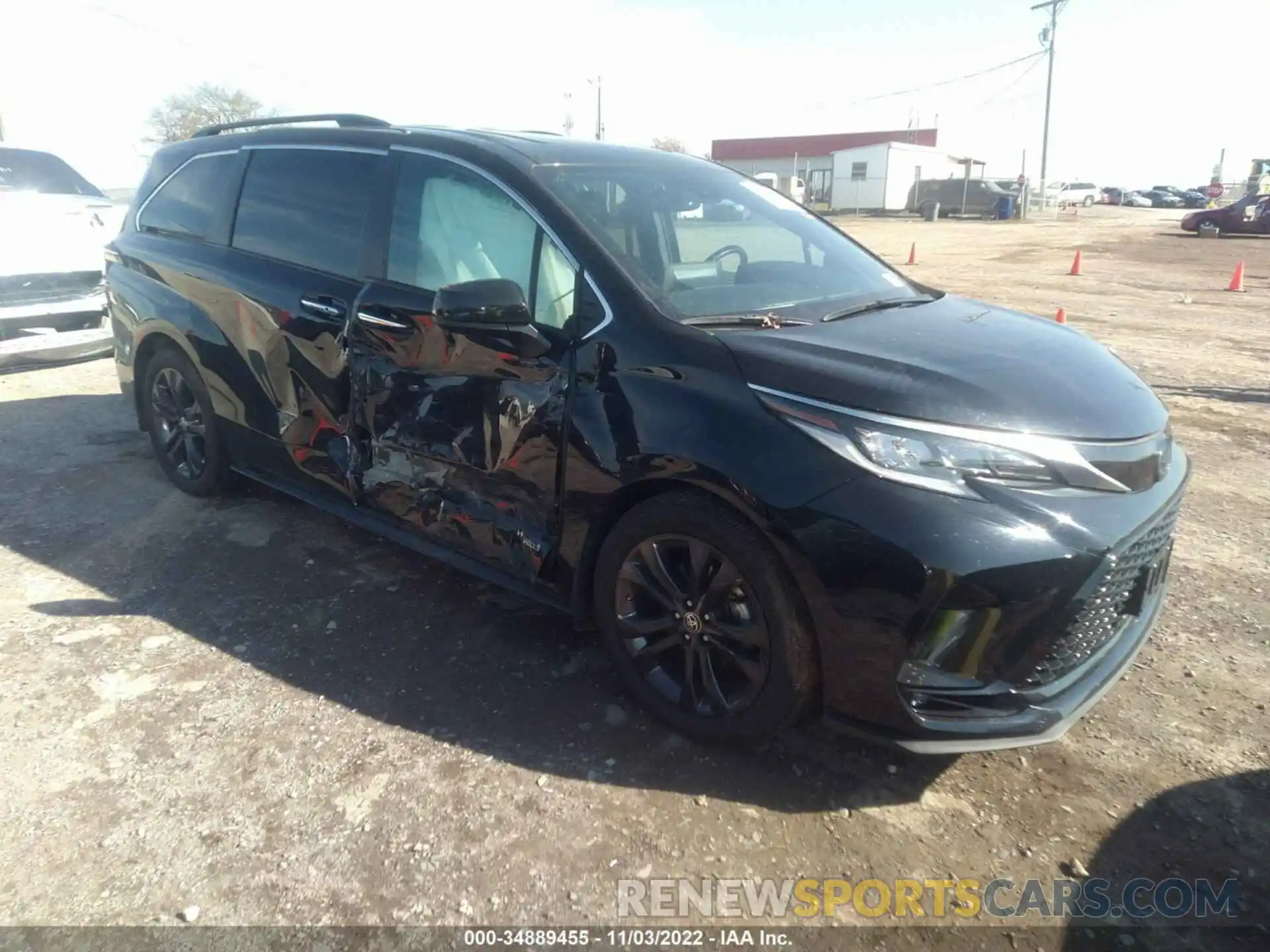 1 Photograph of a damaged car 5TDDRKECXMS016179 TOYOTA SIENNA 2021