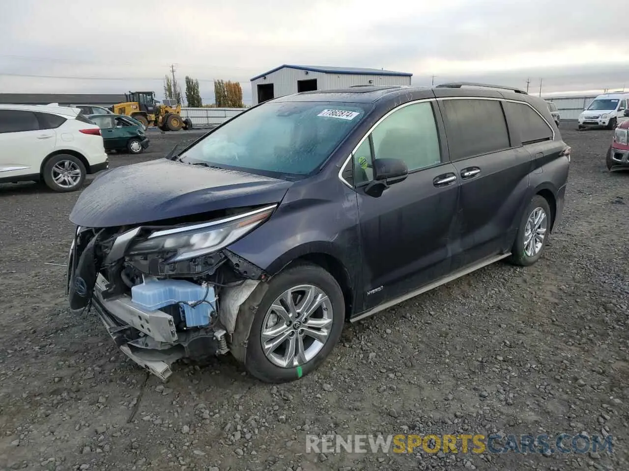 1 Photograph of a damaged car 5TDDSKFC0MS031311 TOYOTA SIENNA 2021