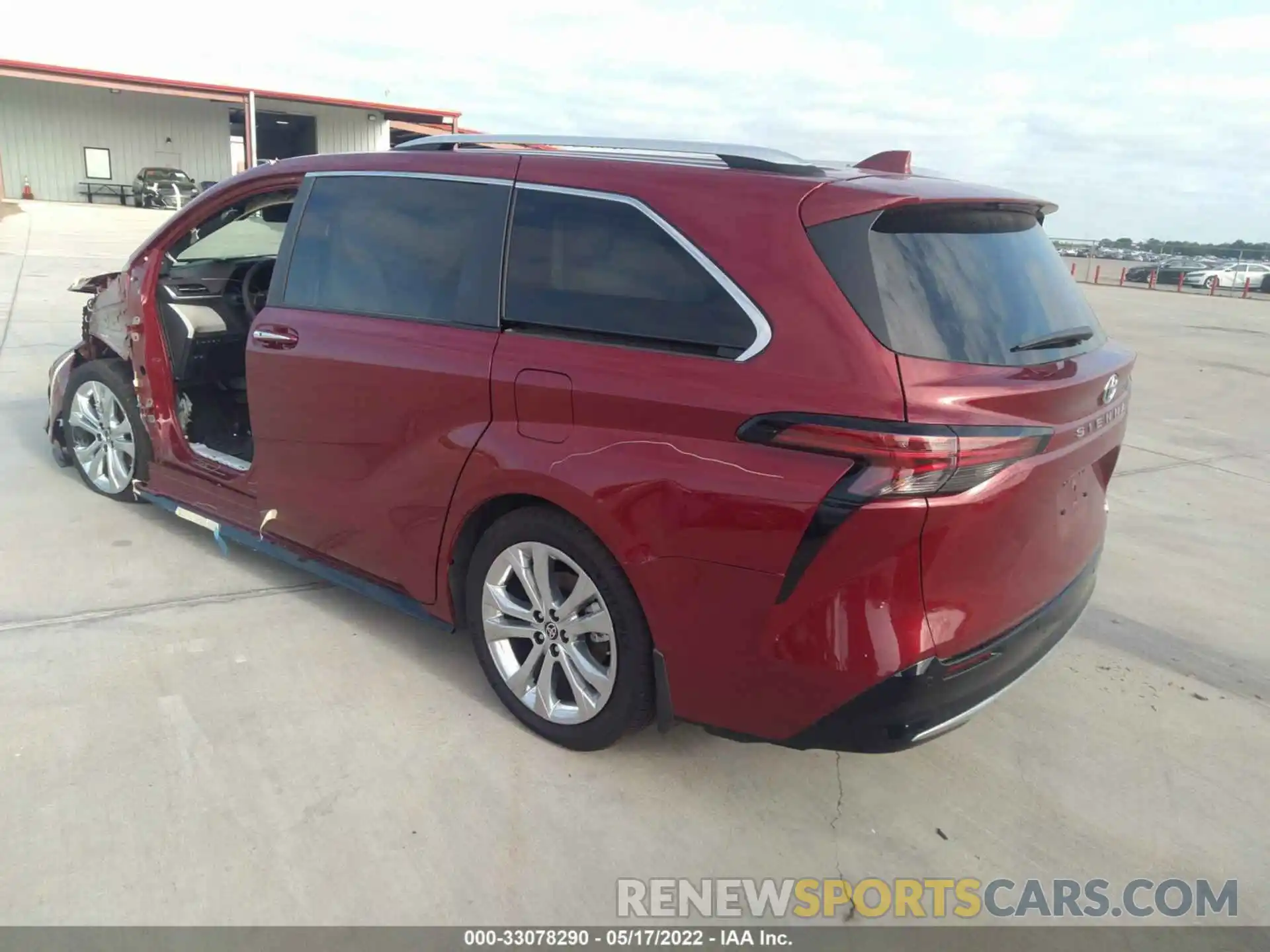 3 Photograph of a damaged car 5TDERKEC8MS032675 TOYOTA SIENNA 2021