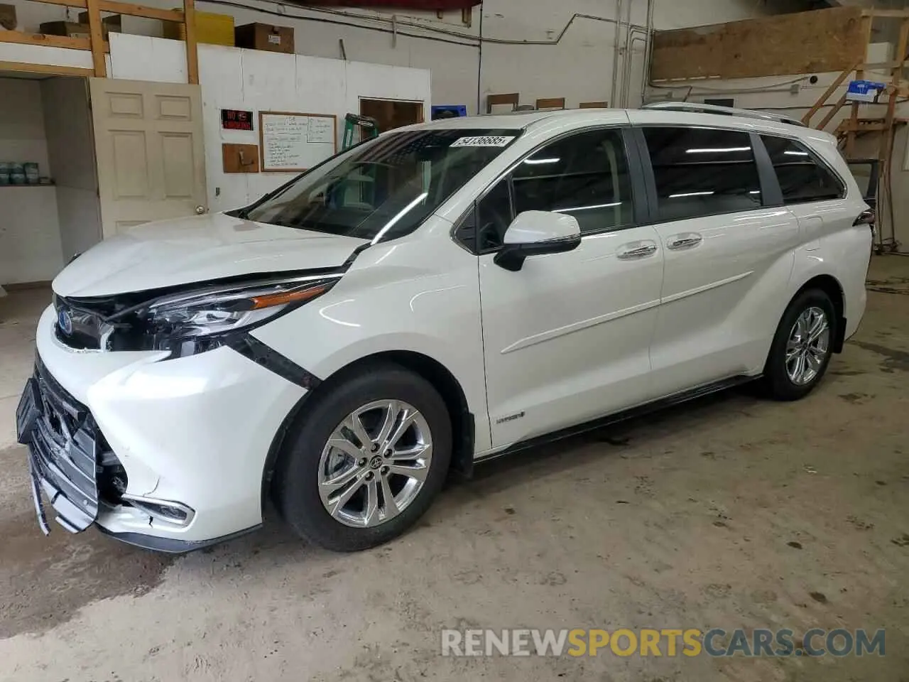 1 Photograph of a damaged car 5TDESKFC0MS026226 TOYOTA SIENNA 2021