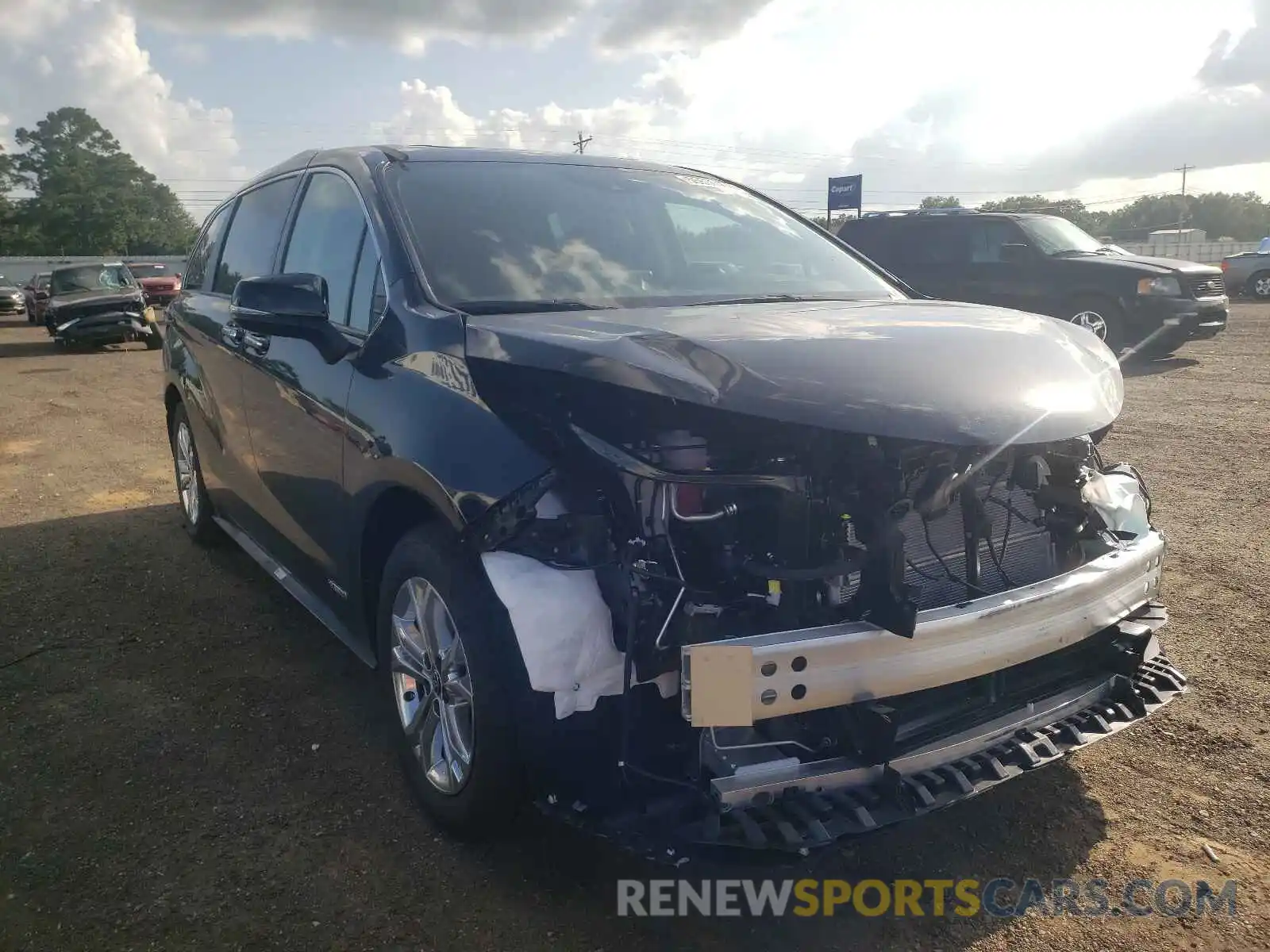 1 Photograph of a damaged car 5TDESKFC5MS028909 TOYOTA SIENNA 2021