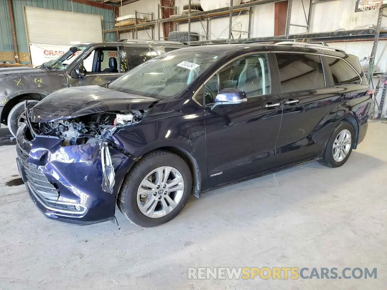 1 Photograph of a damaged car 5TDESKFC8MS011649 TOYOTA SIENNA 2021