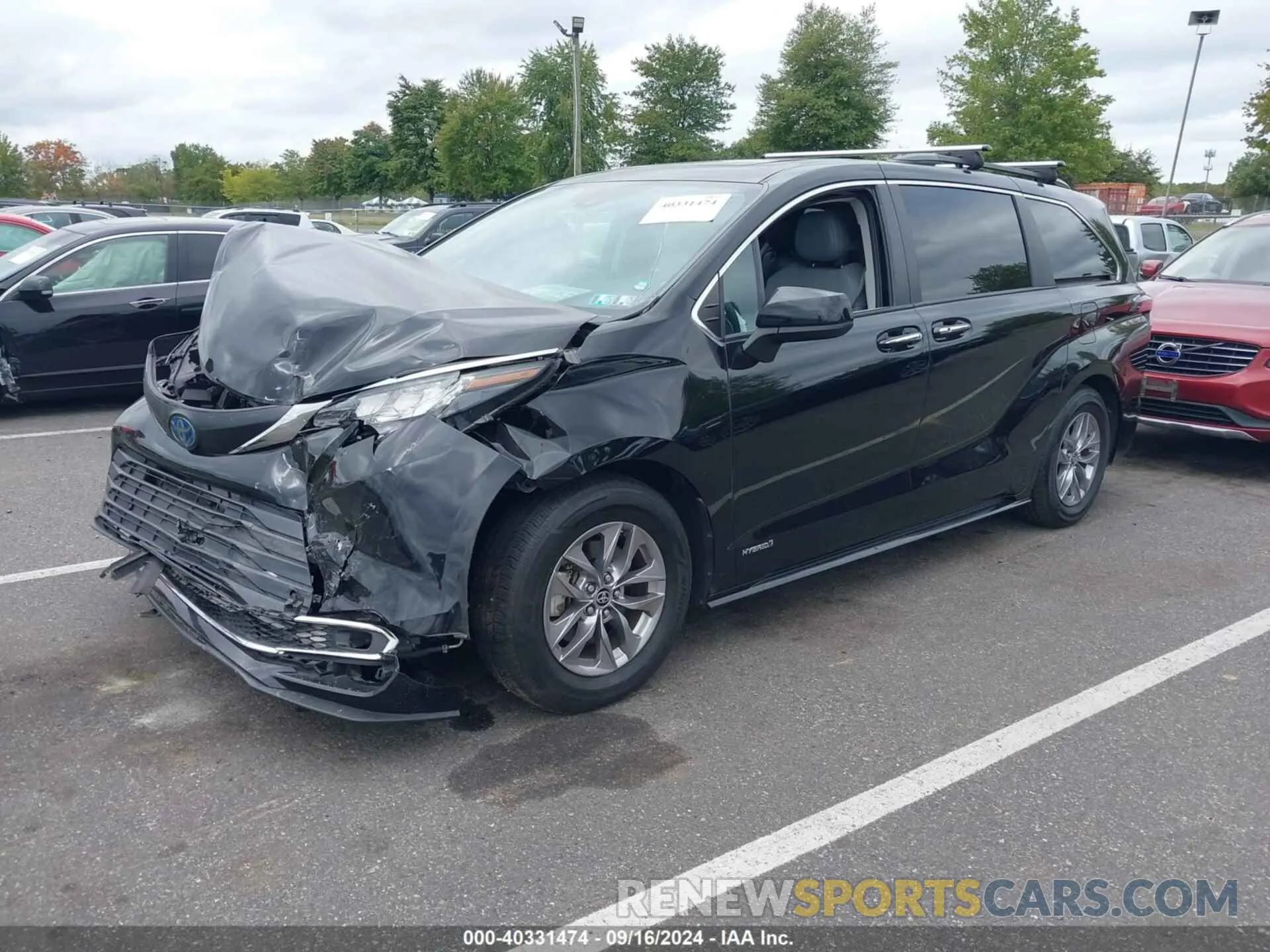 2 Photograph of a damaged car 5TDJRKEC3MS017287 TOYOTA SIENNA 2021