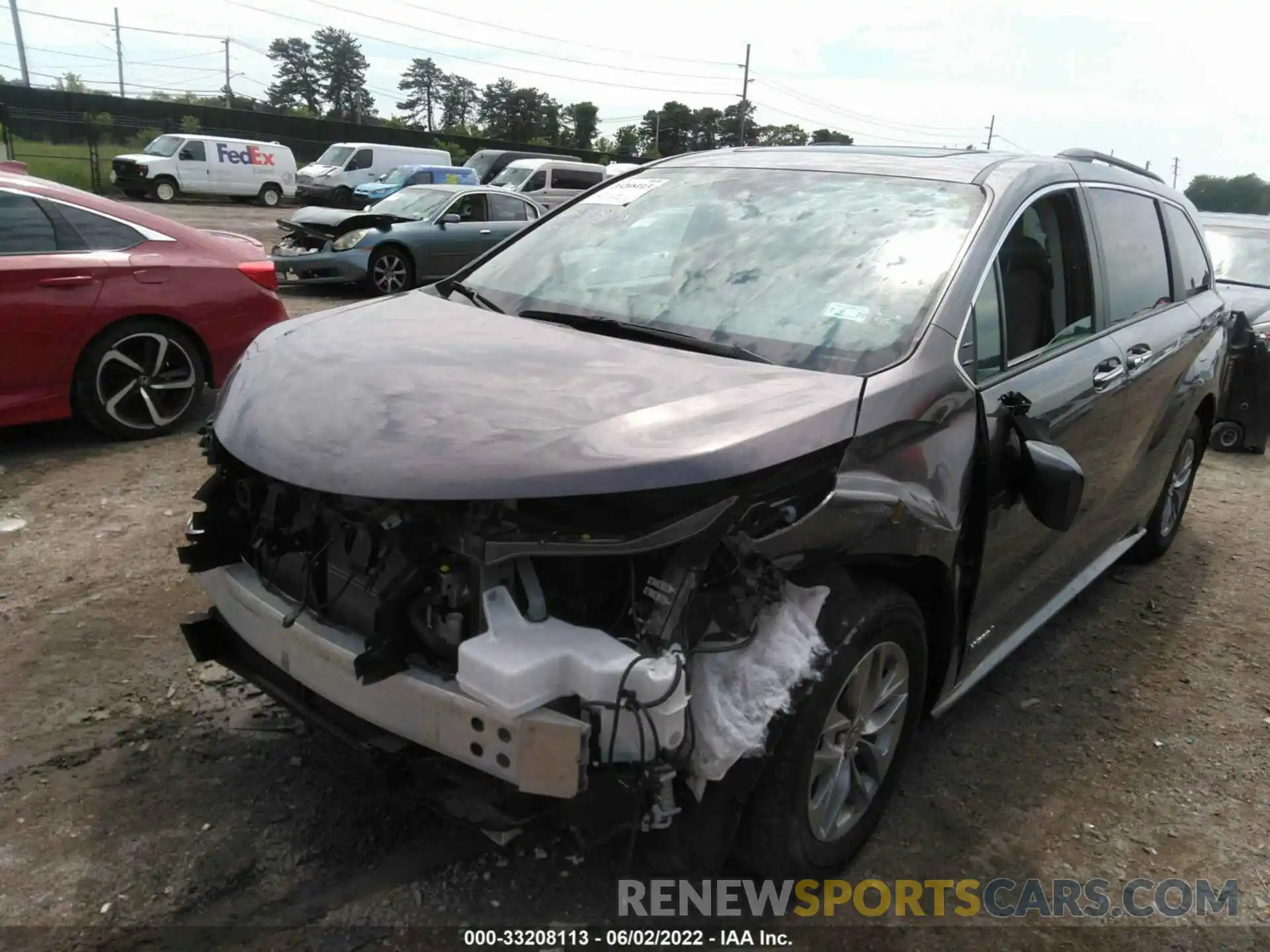 6 Photograph of a damaged car 5TDJRKEC6MS003271 TOYOTA SIENNA 2021