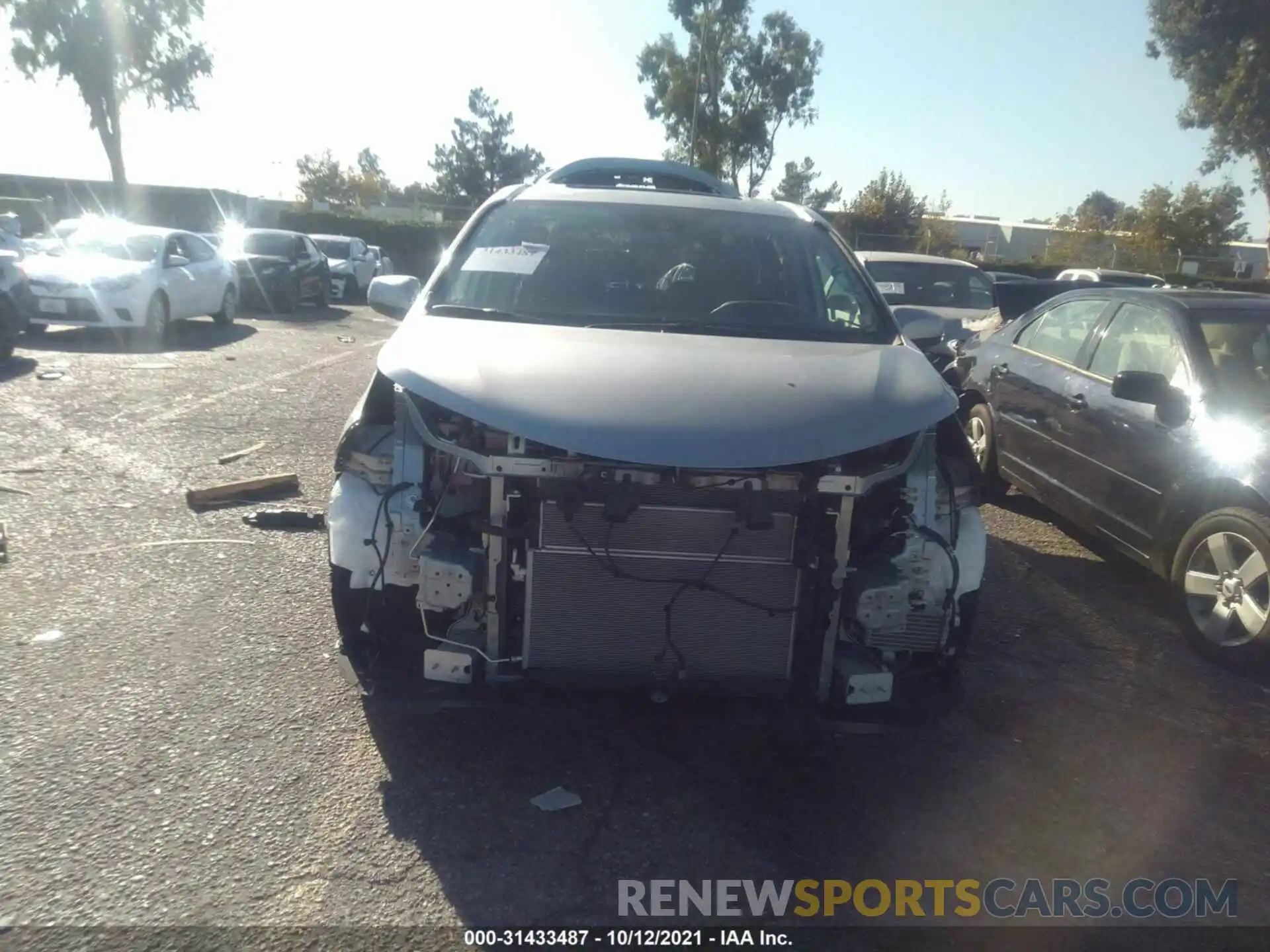 6 Photograph of a damaged car 5TDJRKEC7MS059543 TOYOTA SIENNA 2021