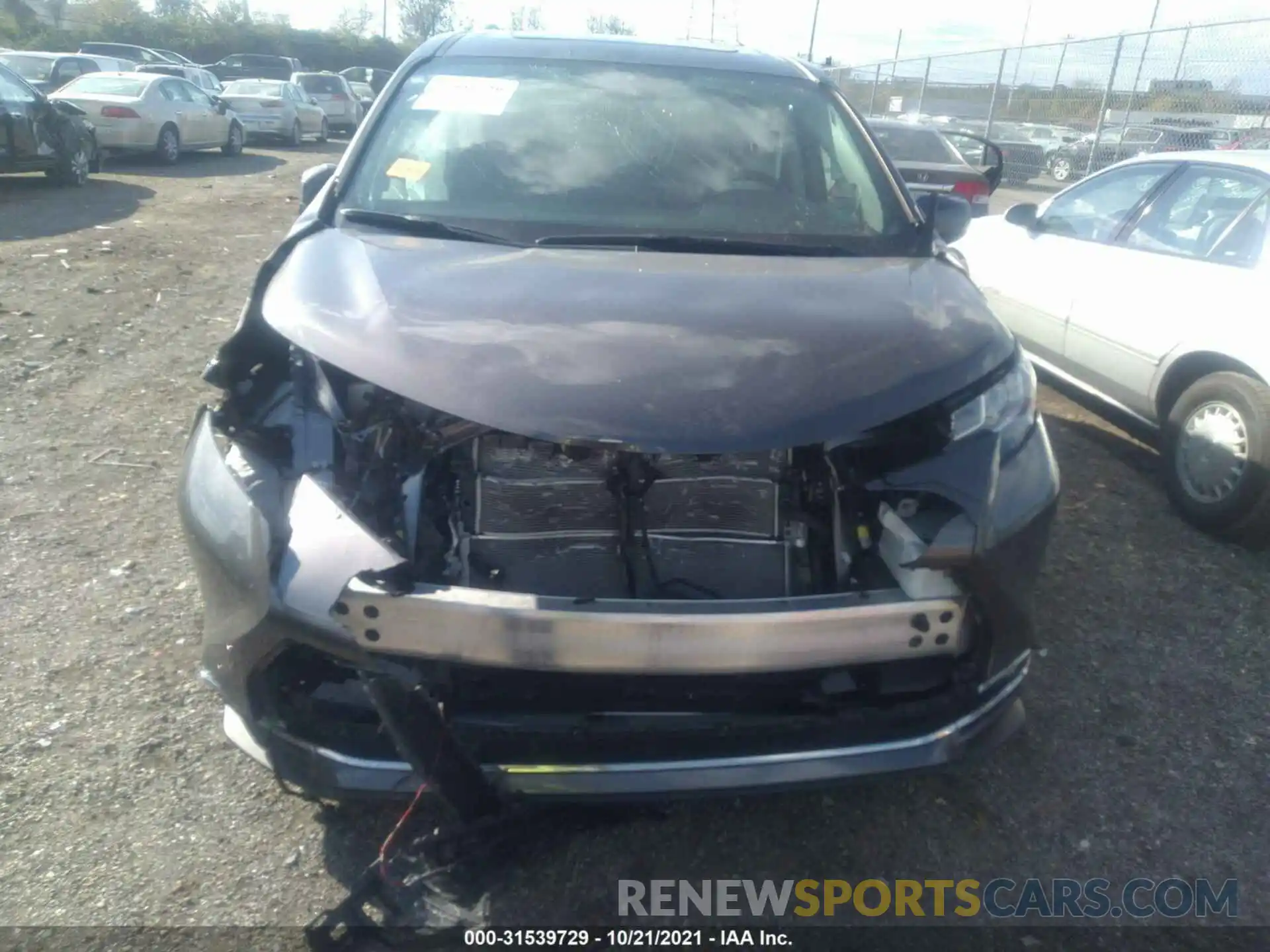 6 Photograph of a damaged car 5TDJSKFC8MS016428 TOYOTA SIENNA 2021