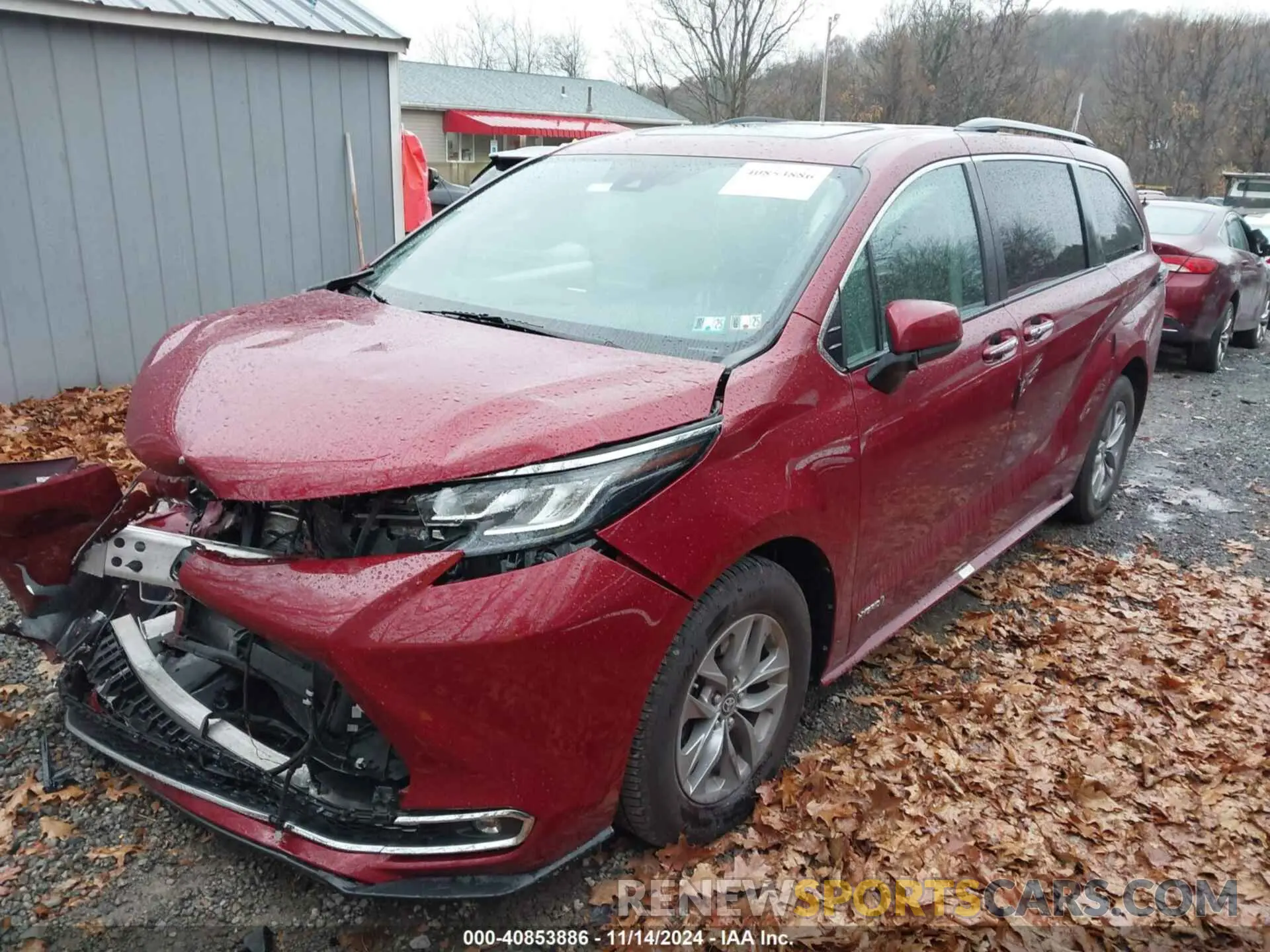 2 Photograph of a damaged car 5TDJSKFCXMS014664 TOYOTA SIENNA 2021