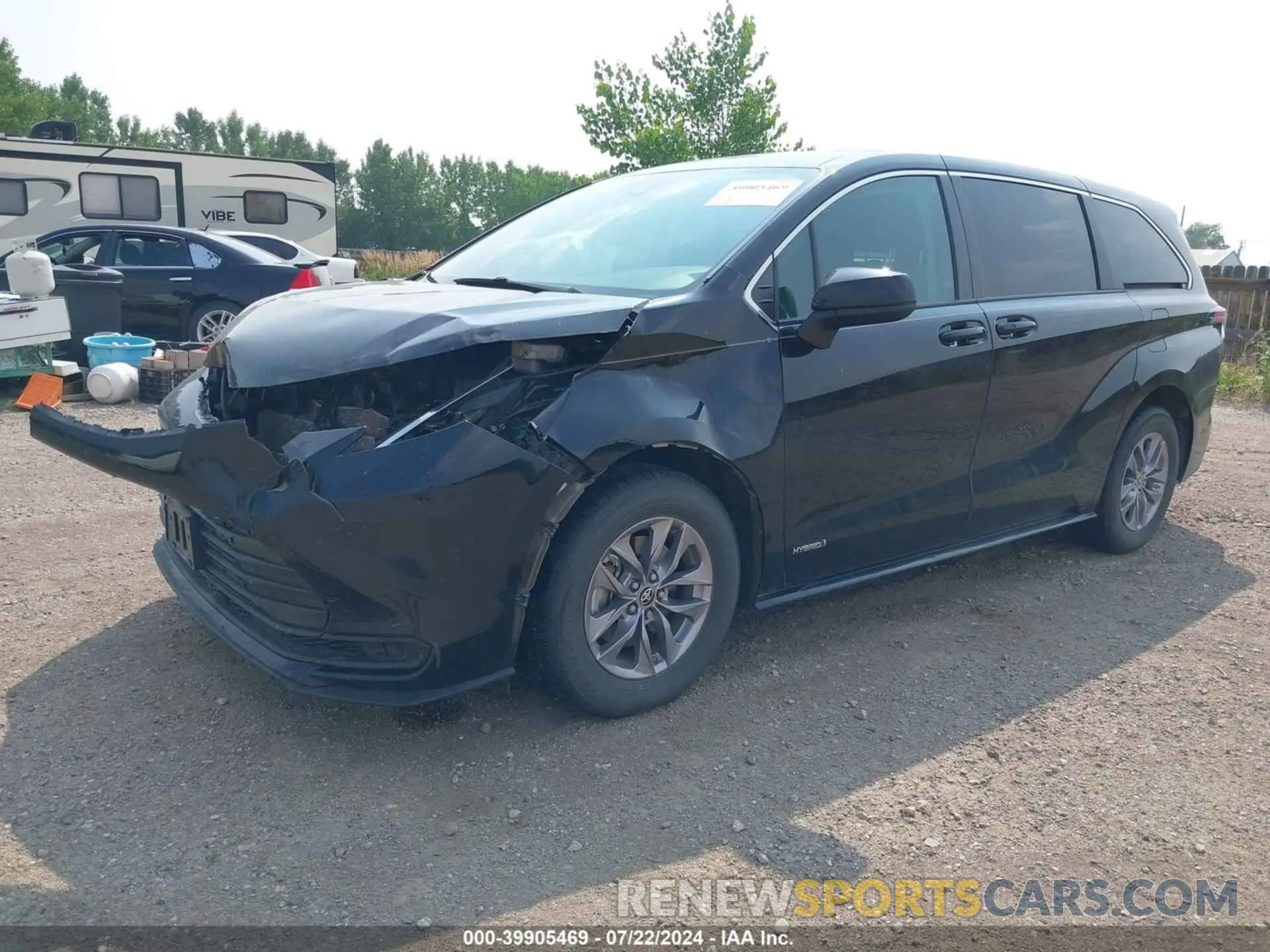 2 Photograph of a damaged car 5TDKRKEC2MS013798 TOYOTA SIENNA 2021
