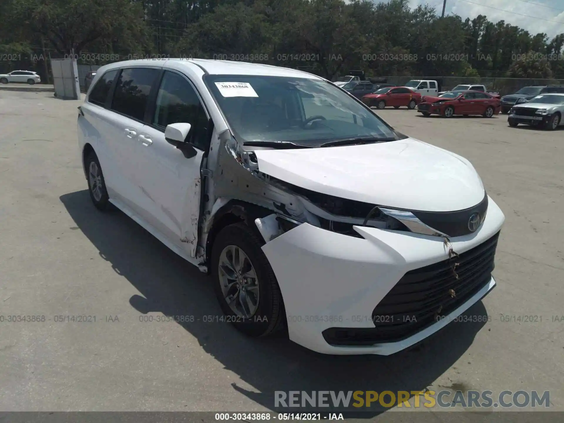 6 Photograph of a damaged car 5TDKRKEC5MS027310 TOYOTA SIENNA 2021