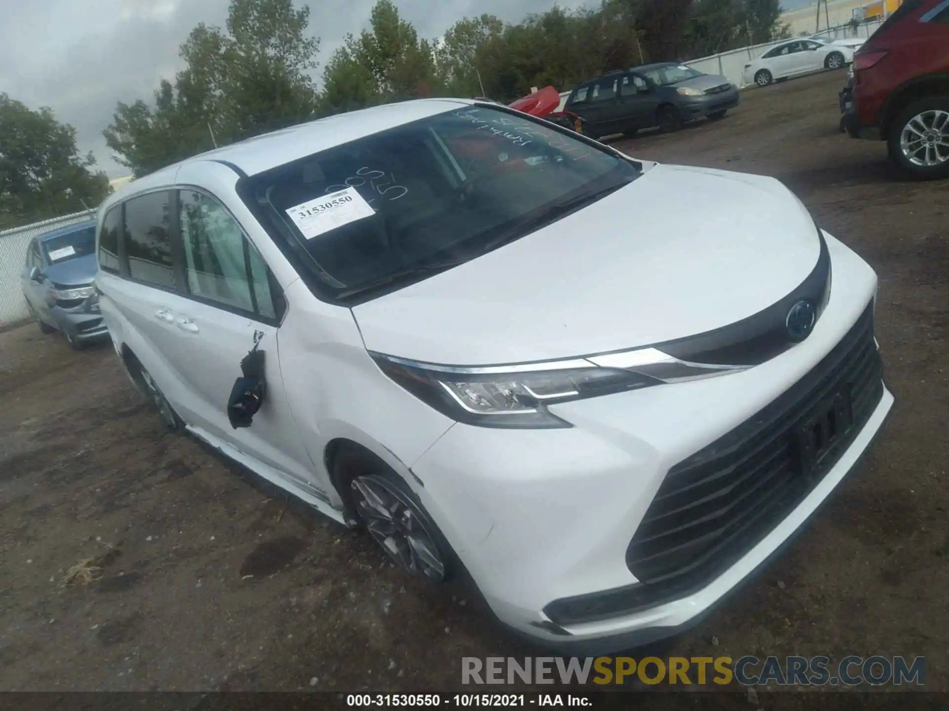 1 Photograph of a damaged car 5TDKRKEC5MS045063 TOYOTA SIENNA 2021