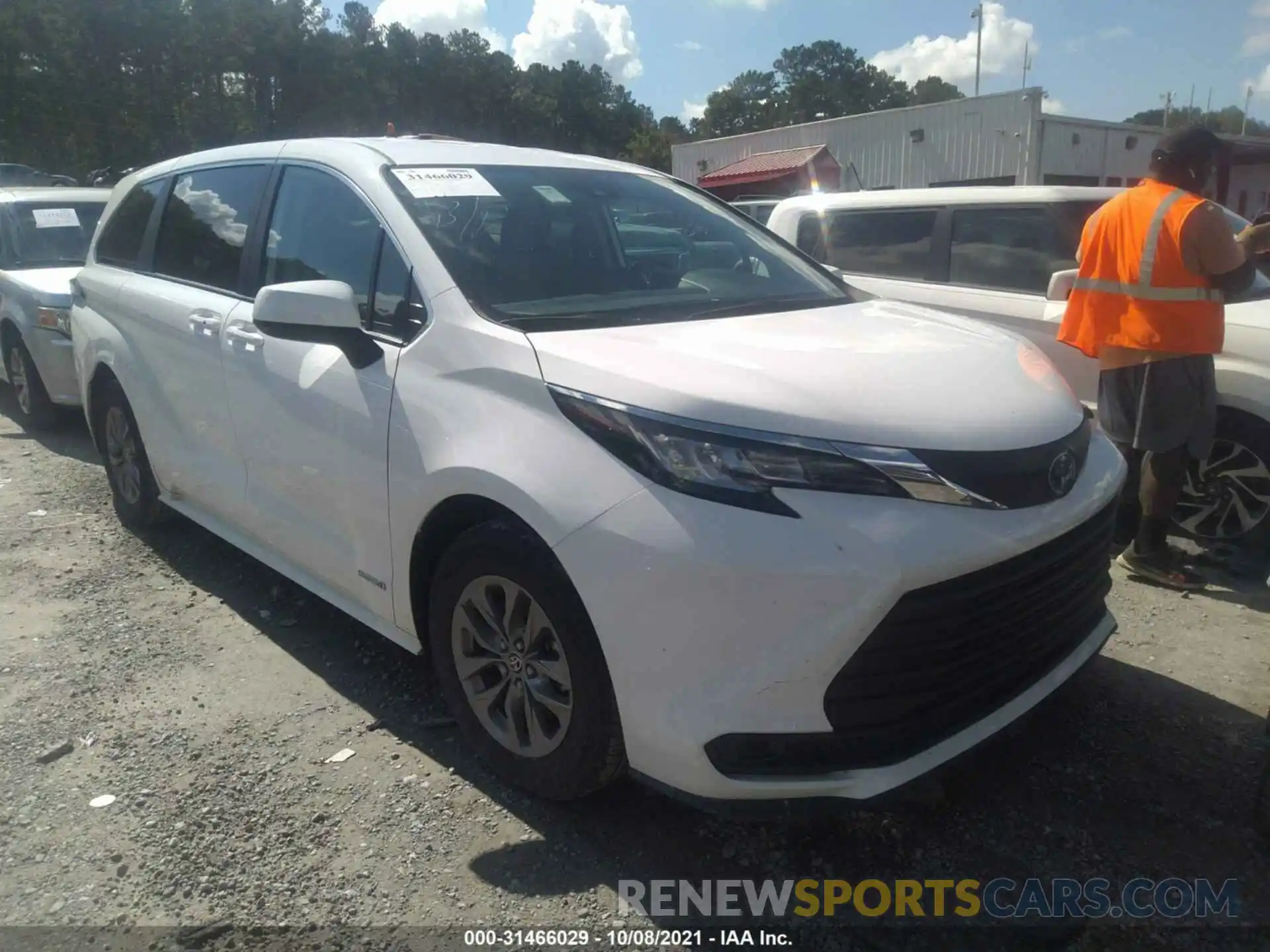 1 Photograph of a damaged car 5TDKRKEC7MS014865 TOYOTA SIENNA 2021